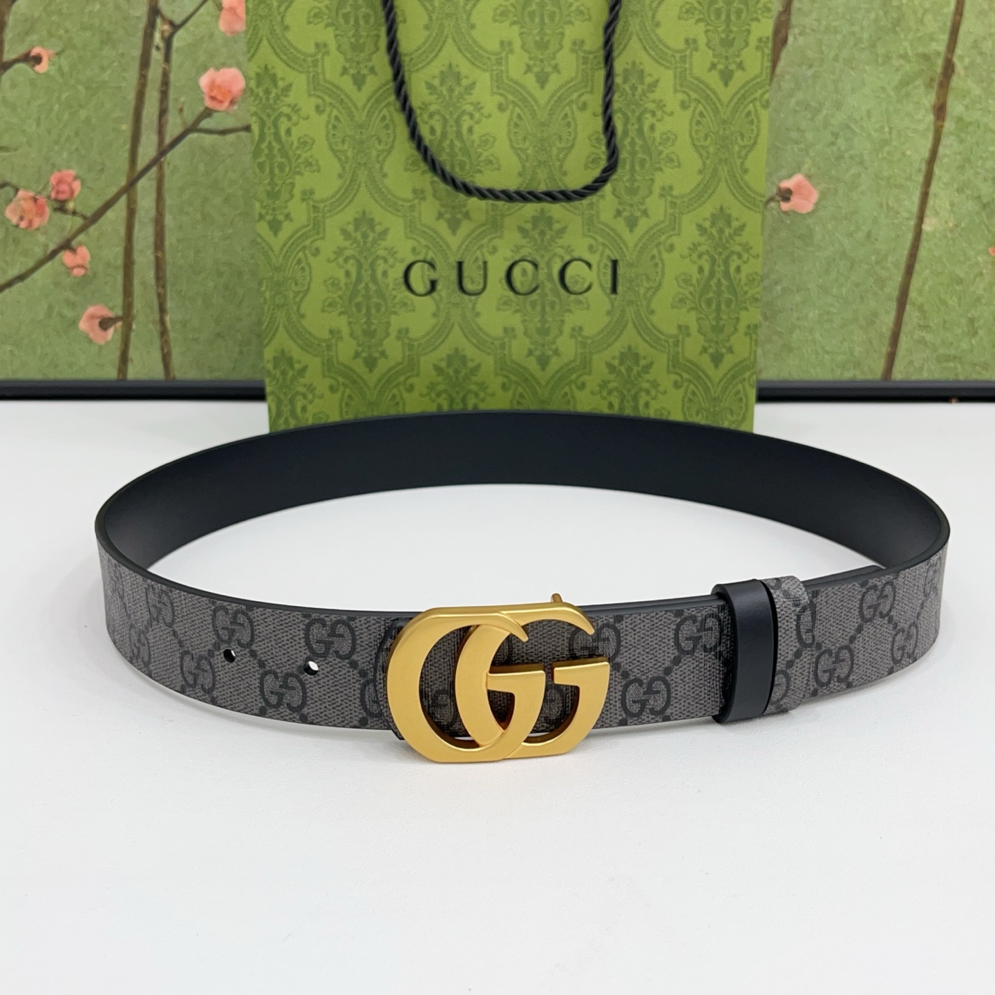 Gucci 3.5cm经典双G腰带｜新款