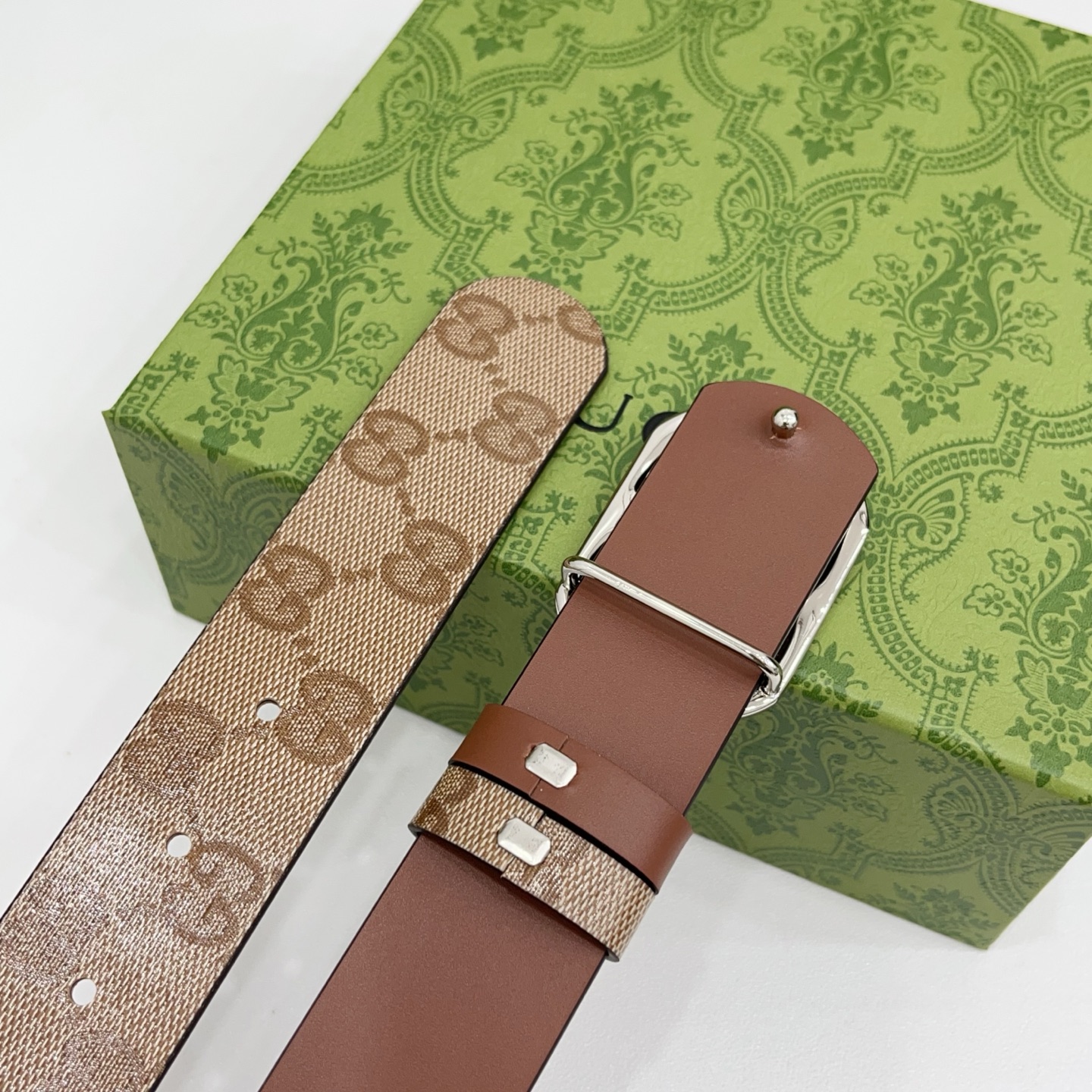 Gucci 3.5cm经典双G腰带｜新款