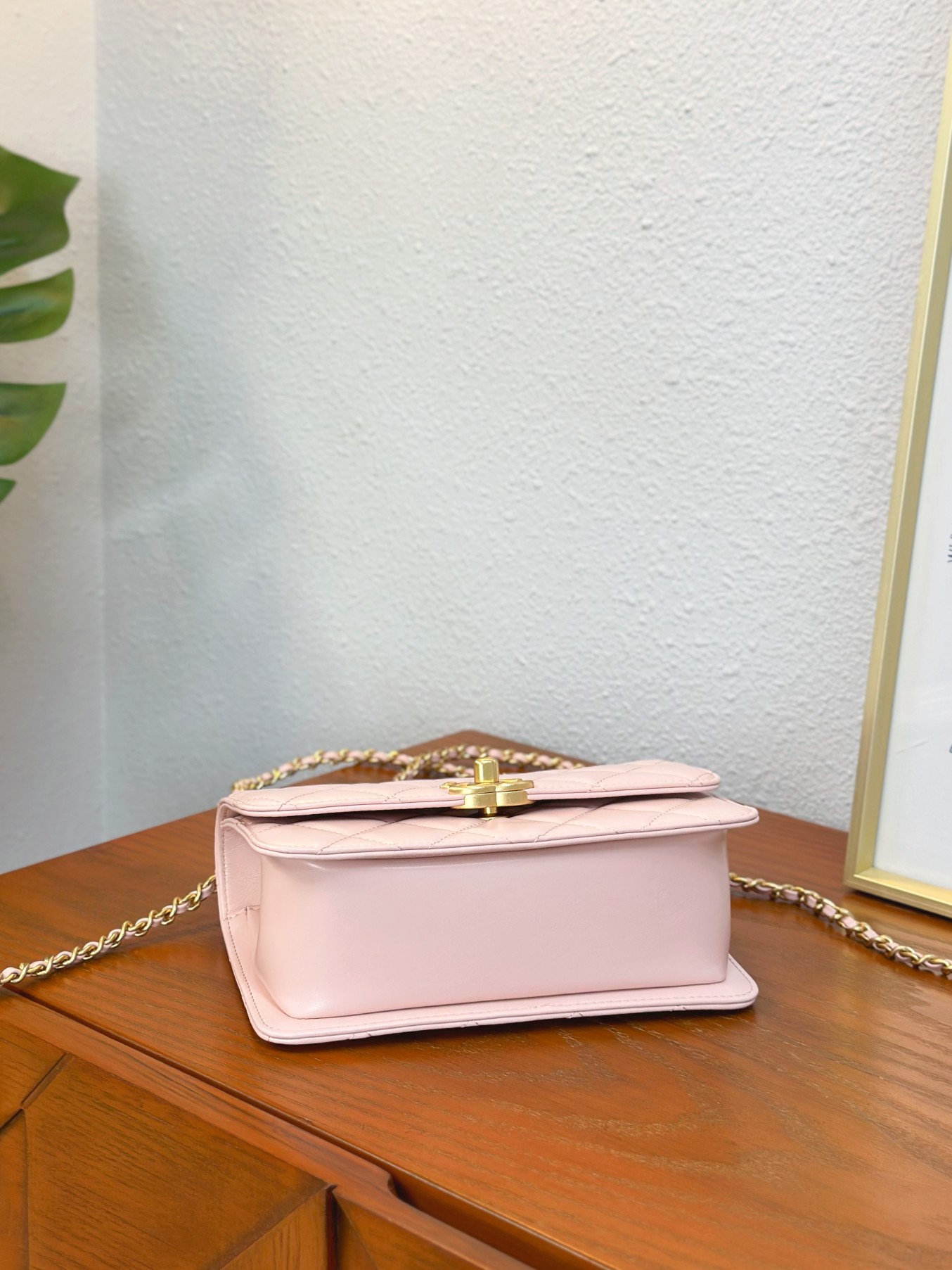 Chanell Double Gold Ball Chain Bag,Vintage Hardware,Adjustable Chain,19*12*8cm 7 a1746868037950 1051