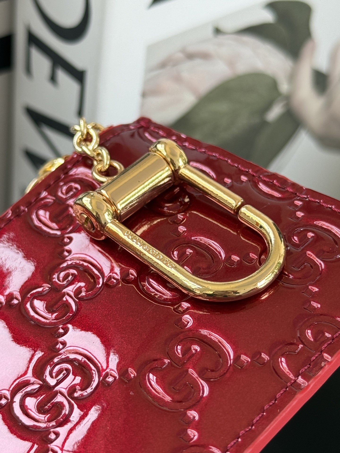 【GUCCI-古奇】型号:红色零钱包实用每一个细节都将古驰的精彩内涵表现得淋漓尽致💯质量保证！