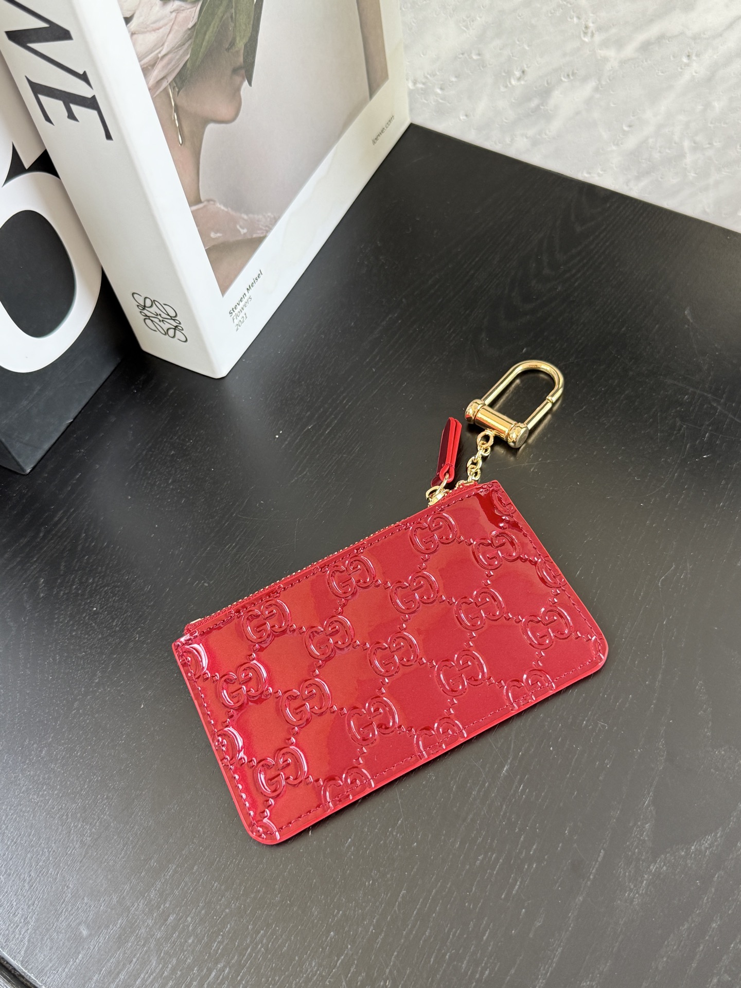 【GUCCI-古奇】型号:红色零钱包实用每一个细节都将古驰的精彩内涵表现得淋漓尽致💯质量保证！