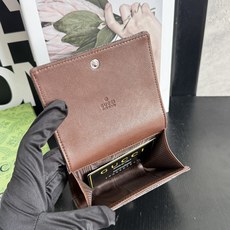 Gucci 黑色GG老花三折短款钱包|实拍✅经典GG帆布面料,复古啡色老花质感耐看,耐磨抗造✅三折短款 Gucci 黑色GG老花三折短款钱包|实拍✅经典GG帆布面料,复古啡色老花质感耐看,耐磨抗造✅三折短款