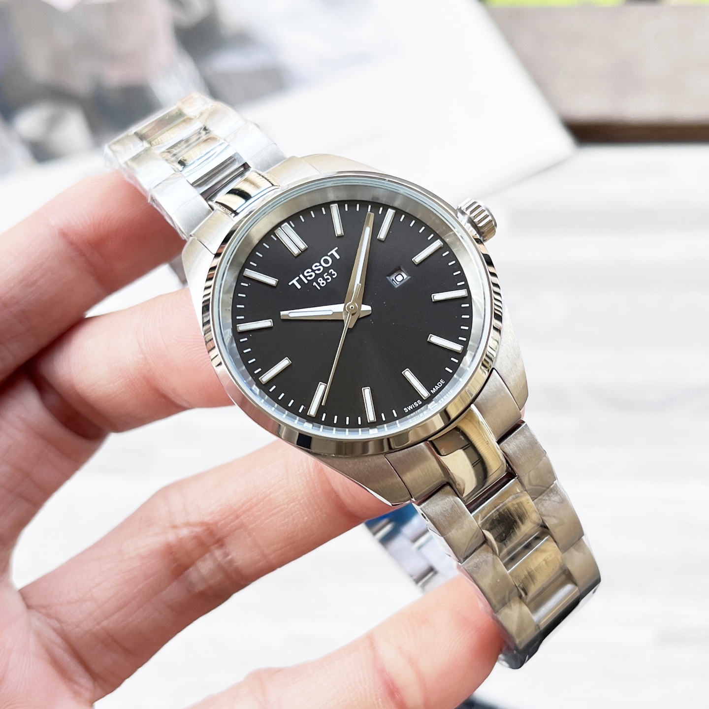 NO:619398,Tissot Pr00 series classic model is the first quartz women's watch. This series of watches is gorgeous and dazzling, with a small and gorgeous feminine round case showing luxury. The strap can be worn loosely as jewelry, making you shine charmingly. This watch interprets the word 'cute' and exudes irresistible charm. All pure steel color fixation, 316 steel strap, dial diameter is 34mm, I imported quartz movement, good quality, welcome to place an order!  ,,tissot19860909统一 天梭Pr00系列经典款首发石英女表,该系列腕表绚丽夺目,以小巧华丽的女性化圆形表壳彰显华贵.表带可作为首饰宽松的进行佩戴,令您闪耀迷人光芒,该表诠释了“可爱”一词,同时散发着无法抵抗的魅力.全纯钢色定色,316钢表带,表盘直径为34mm,I进口石英机芯,好品质,欢迎下单！,,tissot,Watch