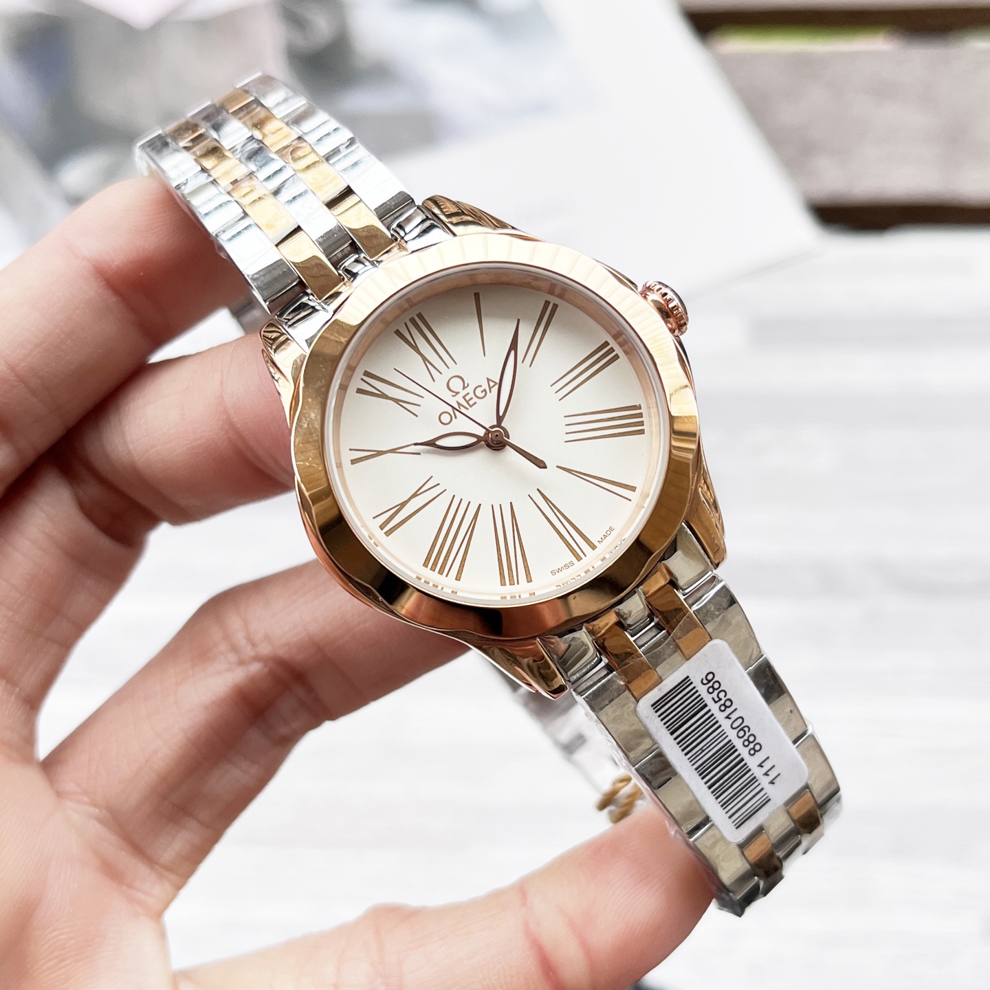 Omega Style Beige Watches Watches Watches detail image 5 from source 765571