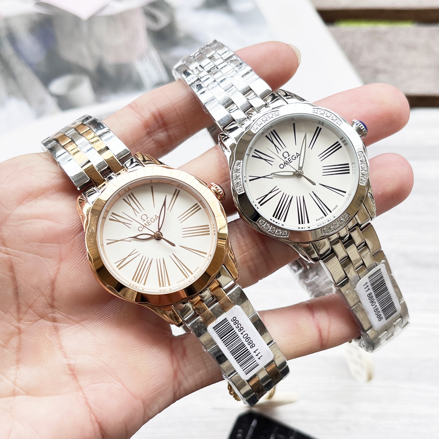Omega Style Beige Watches Watches Watches detail image 3 from source 765571