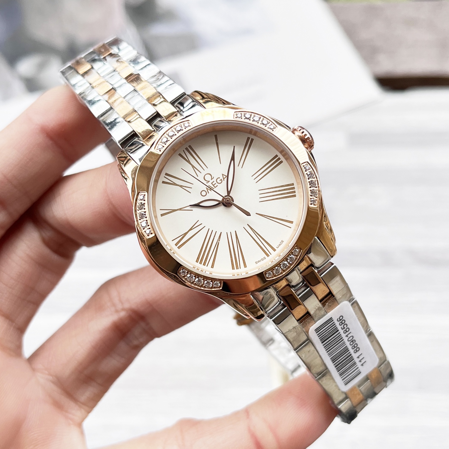 Omega Style Beige Watches Watches Watches detail image 9 from source 765571