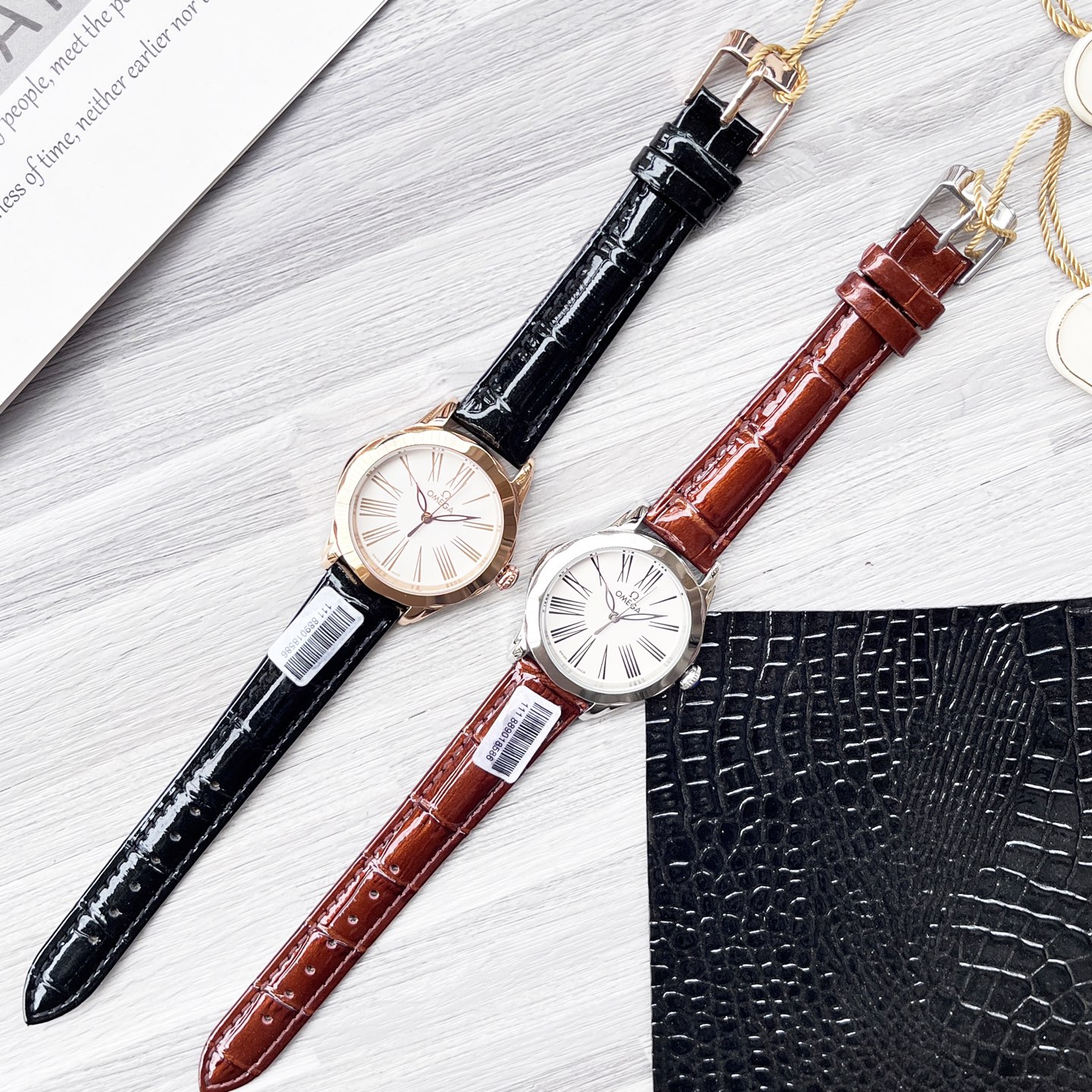 Omega Style Beige Watches Watches Watches detail image 7 from source 765572