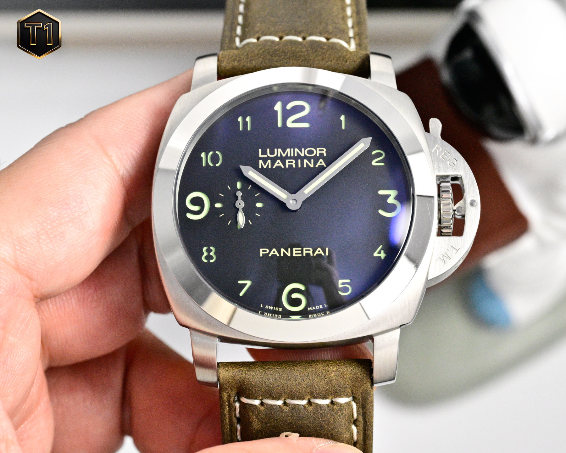 NO:764169,Unified 550 Panerai PAM01036〖The latest V8 version is exclusively available for sale〗In order to strive for perfection, with solid workmanship and stable quality, it is an upgraded version that lives up to expectations. It is an advanced replica version with a 44mm diameter. The case ring can be unscrewed like the original. There are ordinary and ordinary movements to choose from. With solid workmanship and stable quality, it lives up to expectations and is launched.19860909统一550 沛纳海PAM01036〖V8版本最新推出独家在售〗为力求完美 凭着踏实做工和稳定品质 不负期待 的升级版 高级复刻版本 ,44mm表径,表壳圈口跟原装一样可以拧开,有普通机芯和机芯可挑选,凭着踏实做工和稳定品质,不负期待推出,,Watch