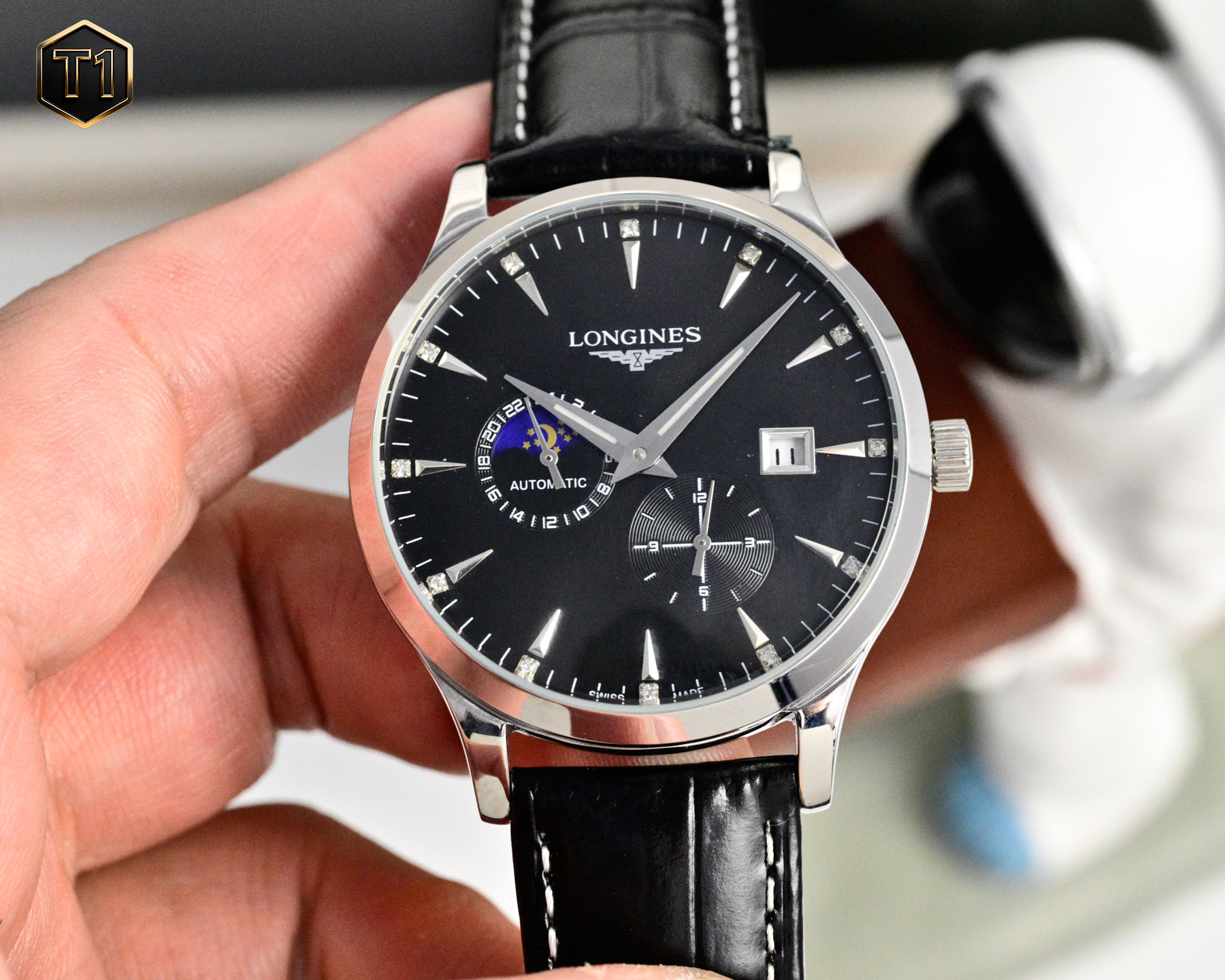 NO:819721,White shell gold shell steel strap 20 [latest] Longines three-hand design [type] boutique men's watch [strap] genuine cowhide leather strap ///316 stainless steel strap (comfortable and durable) [movement] high-end fully automatic mechanical movement [mirror] mineral strengthened glass (higher definition) elegant taste vast atmosphere unique ingenuity wrist treasure size diameter 41mm thick 12mm hot sale on the market!  Welcome to reprint!  ,,longines,cowhide19860909白壳金壳钢带20【最新】浪琴三针设计【类型】精品男士腕表【表带】真牛皮表带///316精钢表带（舒适耐用）【机芯】高端全自动机械机芯【镜面】矿物质强化玻璃（更高清） 品味高雅 浩瀚大气 匠心独运 腕间瑰宝 尺寸直径41mm厚12Mm热卖上市！欢迎转载！,,longines,cowhide,Watch