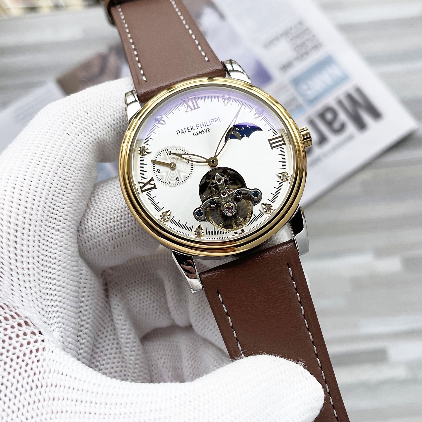 NO:820084,Platinum Steel 10 Brand: Patek Philippe (2-pin new product, business casual) Luxurious and atmospheric type of exquisite men's watch (new product) Strap Genuine leather strap (comfortable)/361 stainless steel strap (durable) Movement: Imported fully automatic mechanical movement) Material Sapphire scratch-resistant mirror (high-definition, wear-resistant) Atmospheric and explosive style Loving style Wrist treasure Unique ingenuity Size diameter 42mm thickness 12mm Hot sale on the market!  ,,patek philippe,cowhide19860909白金 钢10 品牌:百达翡丽 (2针新品,商务休闲）奢华大气类型精致男士腕表（新品）表带真牛皮表带(舒适)/361精钢表带（耐用）机芯:进口全自动机械机芯）材料蓝宝石防刮镜面（高清,耐磨）大气爆款 豪情风格 腕间瑰宝 匠心独蕴 尺寸直径42mm厚度12mm热卖上市！,,patek philippe,cowhide,Watch