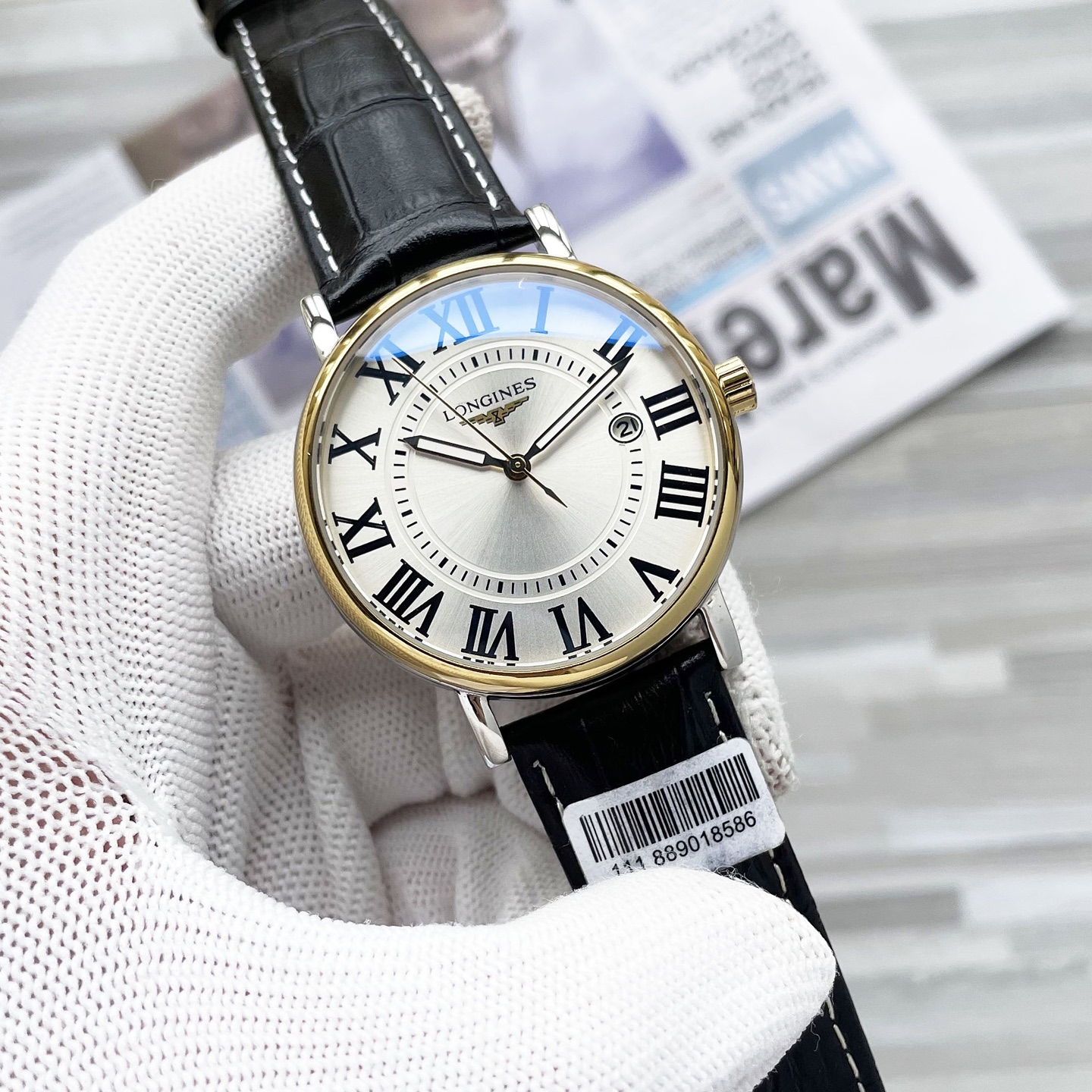 NO:820091,White shell gold case steel strap 20 [latest] Longines three-hand design [type] boutique men's watch [strap] genuine cowhide leather strap ///316 stainless steel strap (comfortable and durable) [movement] high-end fully automatic mechanical movement [mirror] mineral strengthened glass (higher definition) elegant taste vast atmosphere unique ingenuity wrist treasure size diameter 41mm thick 12mm hot sale on the market!  Welcome to reprint!  ,,longines,cowhide19860909白壳金壳 钢带20【最新】浪琴三针设计【类型】精品男士腕表【表带】真牛皮表带///316精钢表带（舒适耐用）【机芯】高端全自动机械机芯【镜面】矿物质强化玻璃（更高清） 品味高雅 浩瀚大气 匠心独运 腕间瑰宝 尺寸直径41mm厚12Mm热卖上市！欢迎转载！,,longines,cowhide,Watch