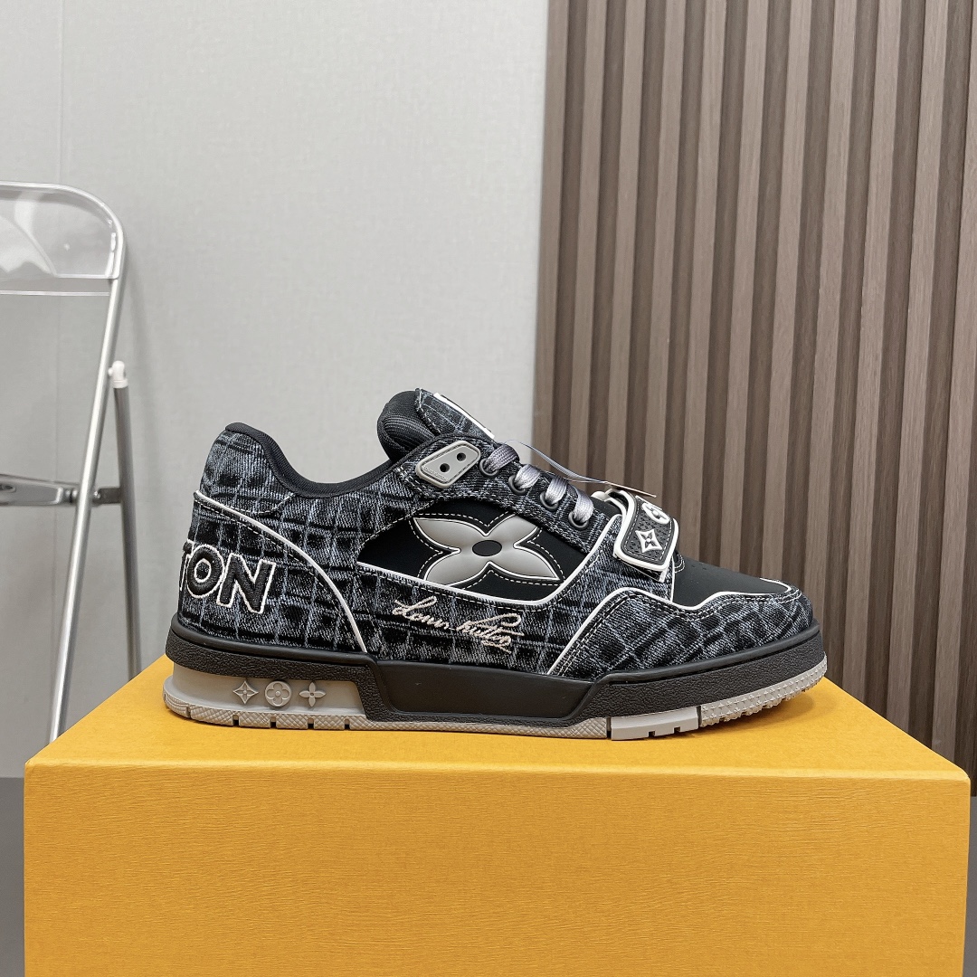 Louis Vuitton Denim Trainer Sneaker Fashion Sneakers Casual Shoes 2 i1741588564 3893 1