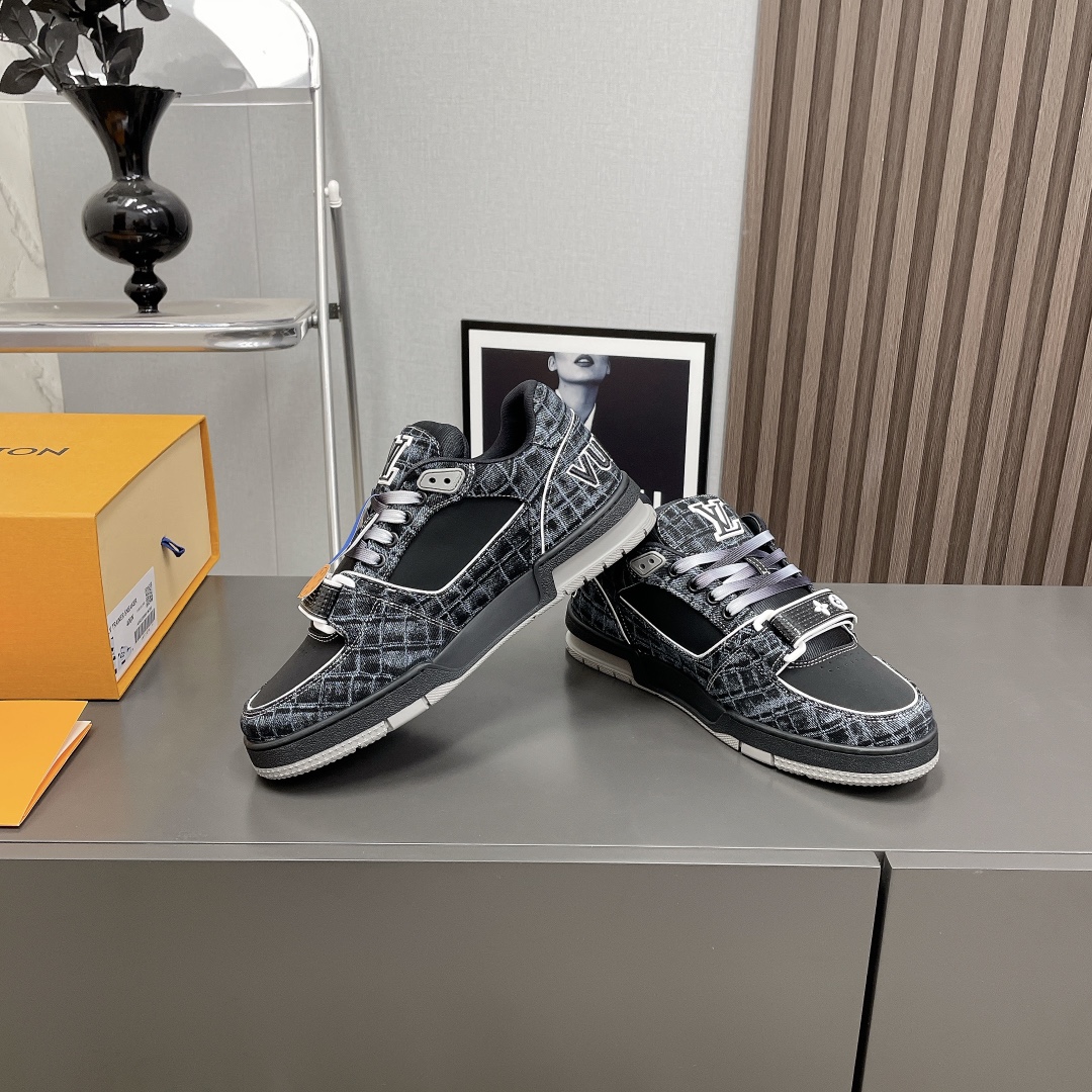 Louis Vuitton Denim Trainer Sneaker Fashion Sneakers Casual Shoes 5 i1741588564 5577 3