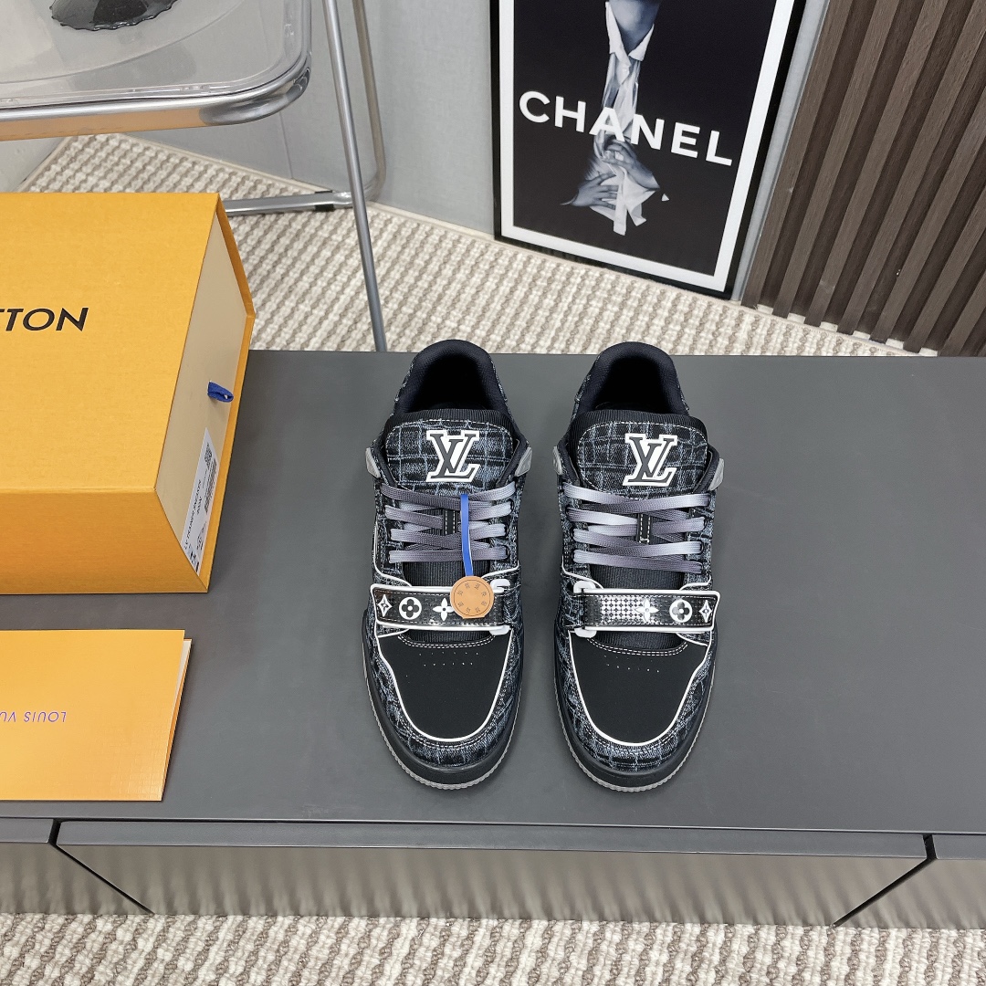 Louis Vuitton Denim Trainer Sneaker Fashion Sneakers Casual Shoes 3 i1741588564 775 7