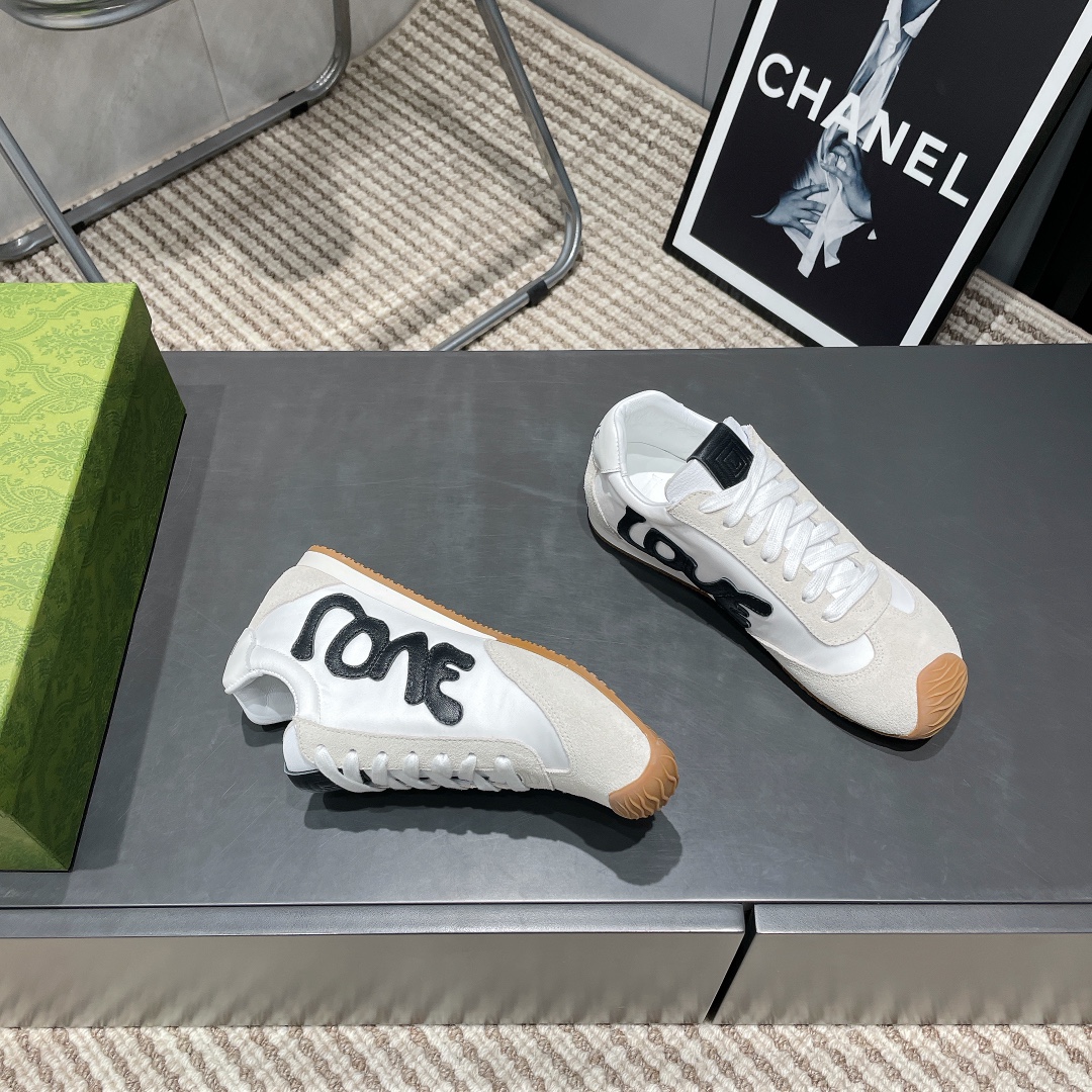 LOEWE 2025 VS New German Trainer Sneakers - Round Toe Color Block Design 7 i1742455002 3555 1
