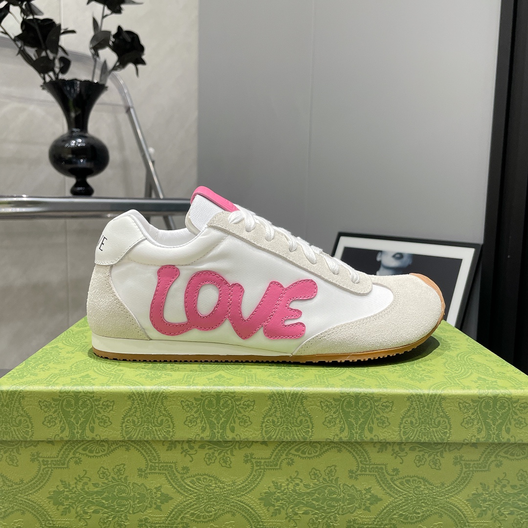 LOEWE 2025 VS Round Head Color Matching German Training Shoes Sneakers