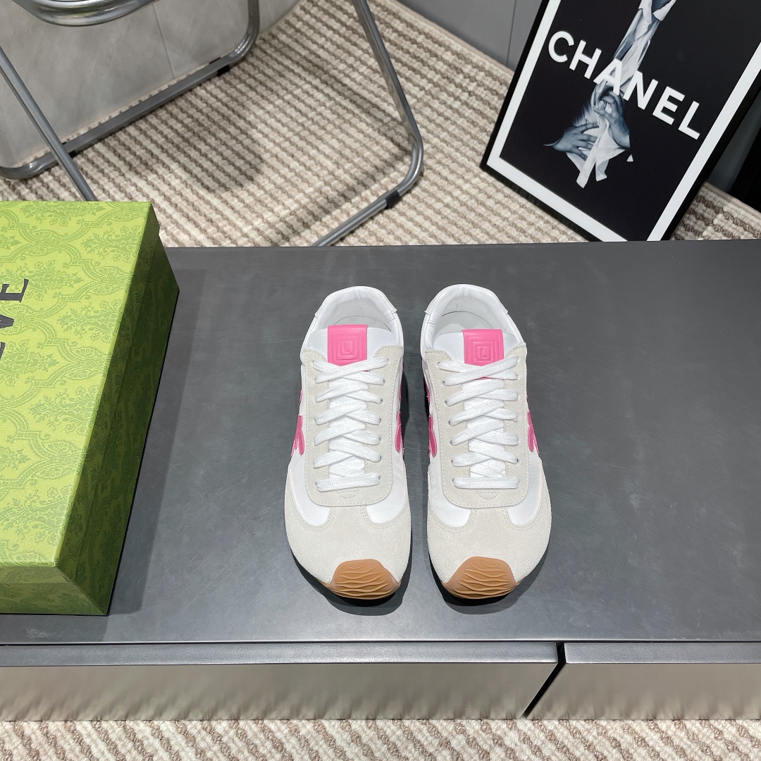 LOEWE 2025 VS Round Head Color Matching German Training Shoes Sneakers 3 i1742455252 9670 0