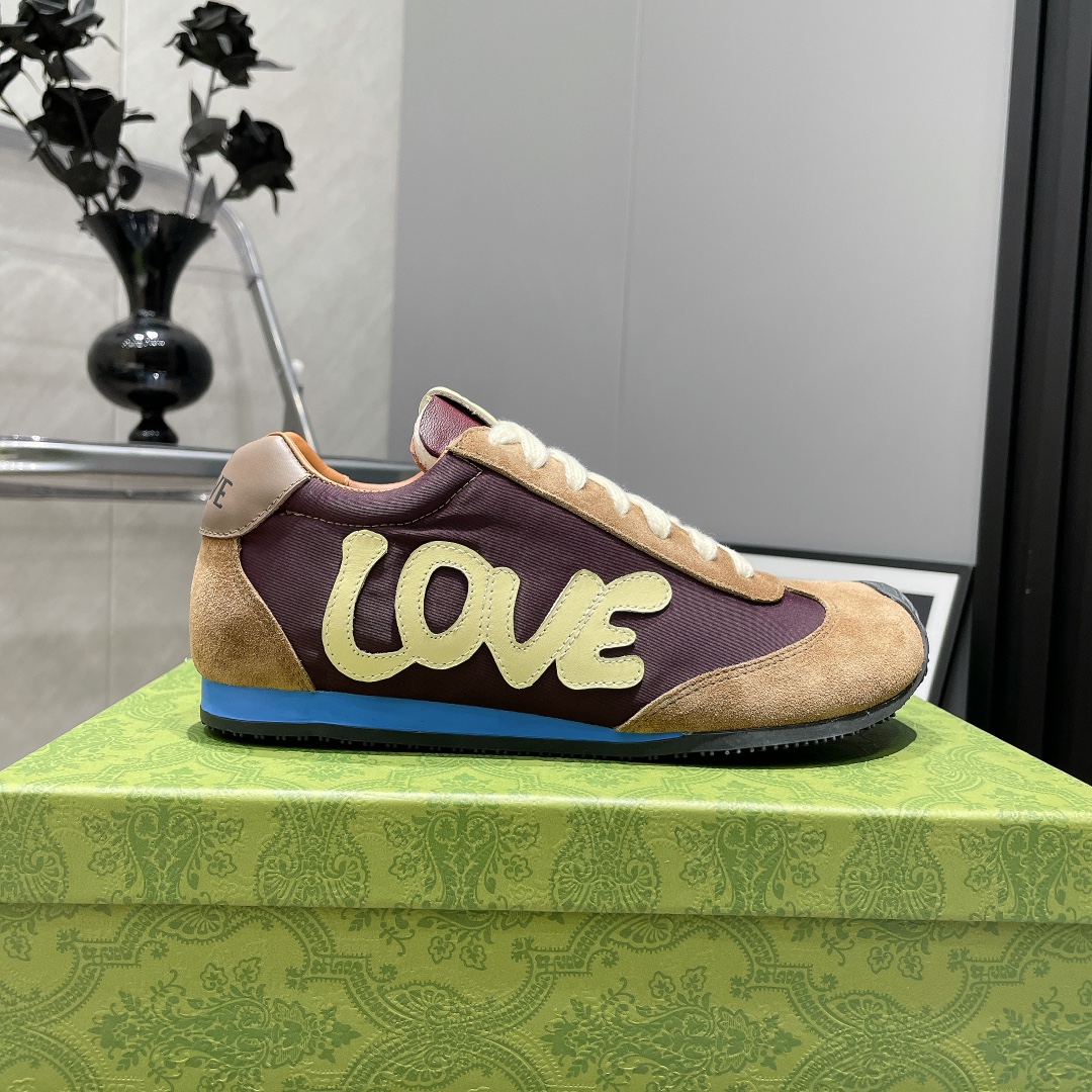 LOEWE Round Toe Color Block German Army Trainers "Love" Edition 2 i1742455279 3686 1