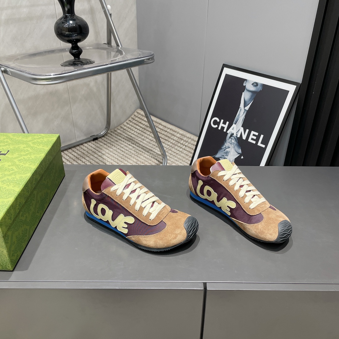 LOEWE Round Toe Color Block German Army Trainers "Love" Edition 4 i1742455279 6277 4