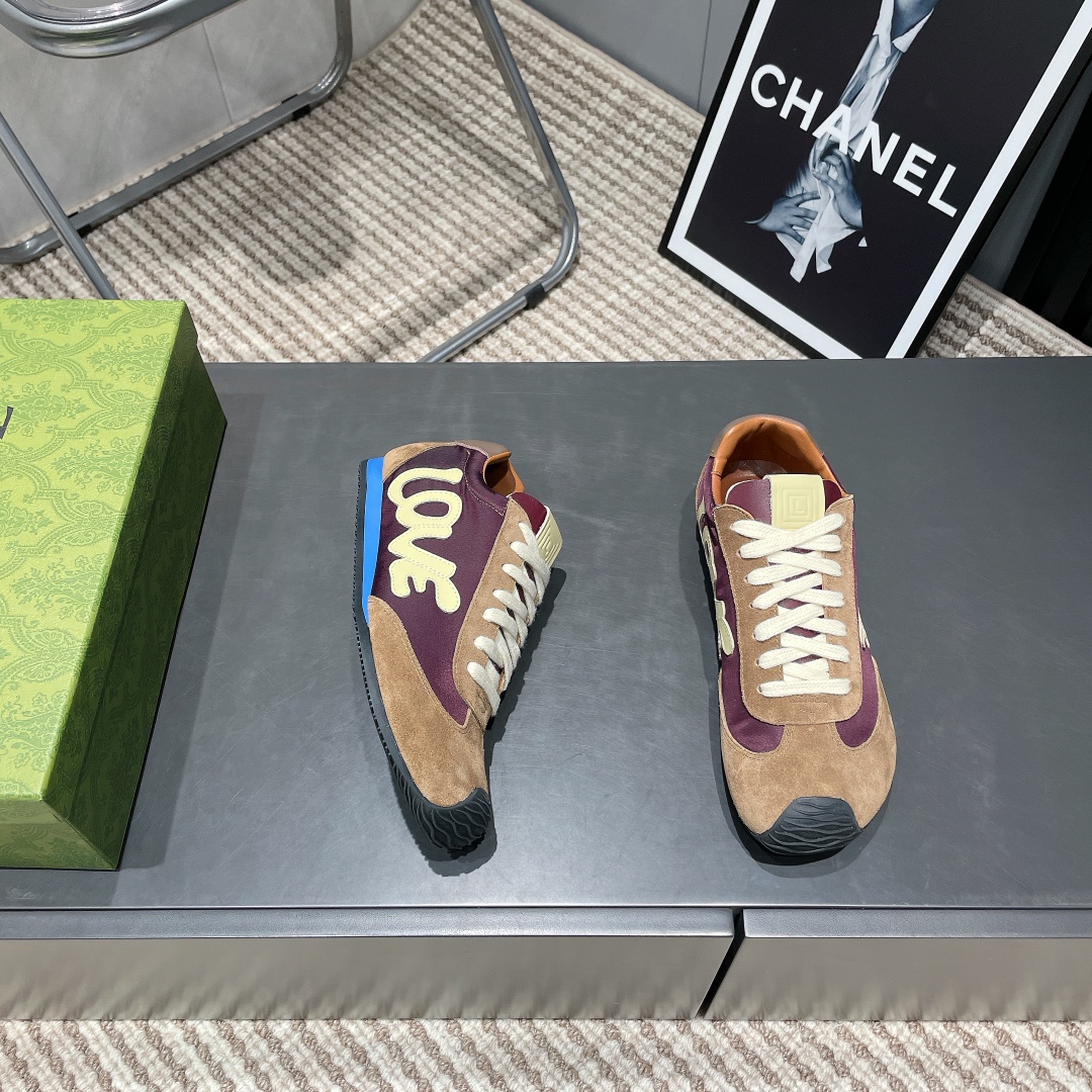 LOEWE Round Toe Color Block German Army Trainers "Love" Edition 6 i1742455279 6744 6