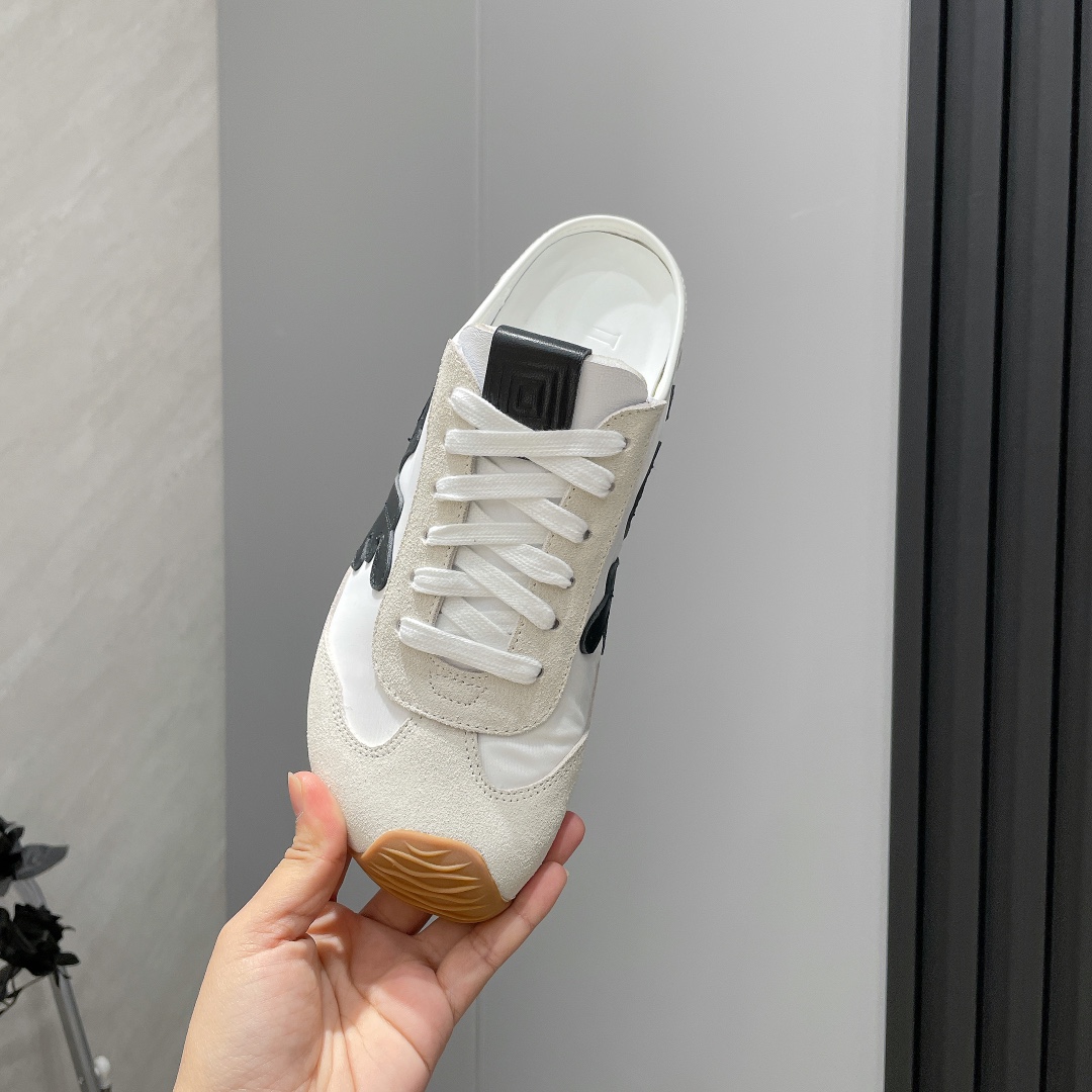 LOEWE White Leather and Suede Love Mule Sneakers Size 35-39 8 i1742455412 3585 7