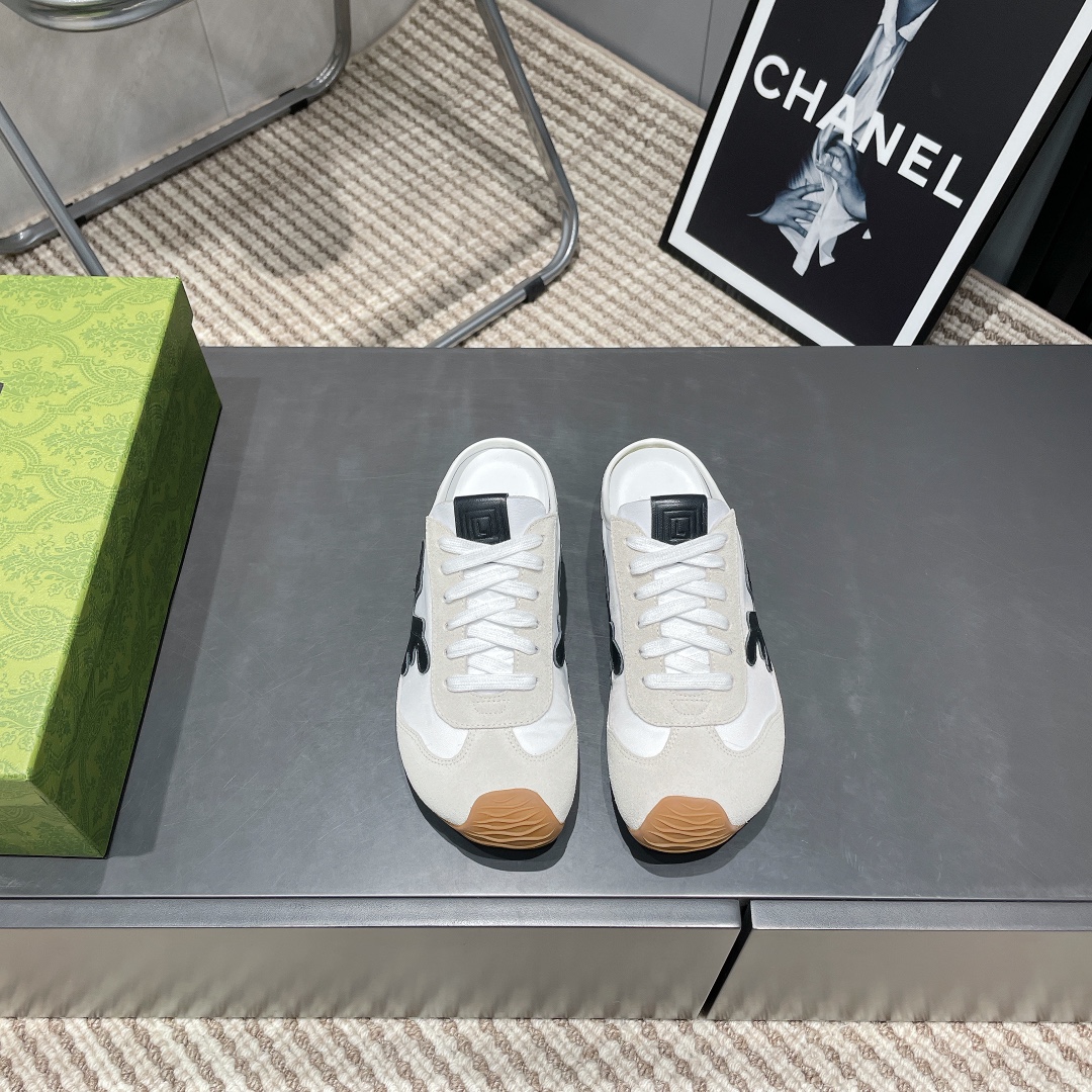 LOEWE White Leather and Suede Love Mule Sneakers Size 35-39 3 i1742455412 8007 1
