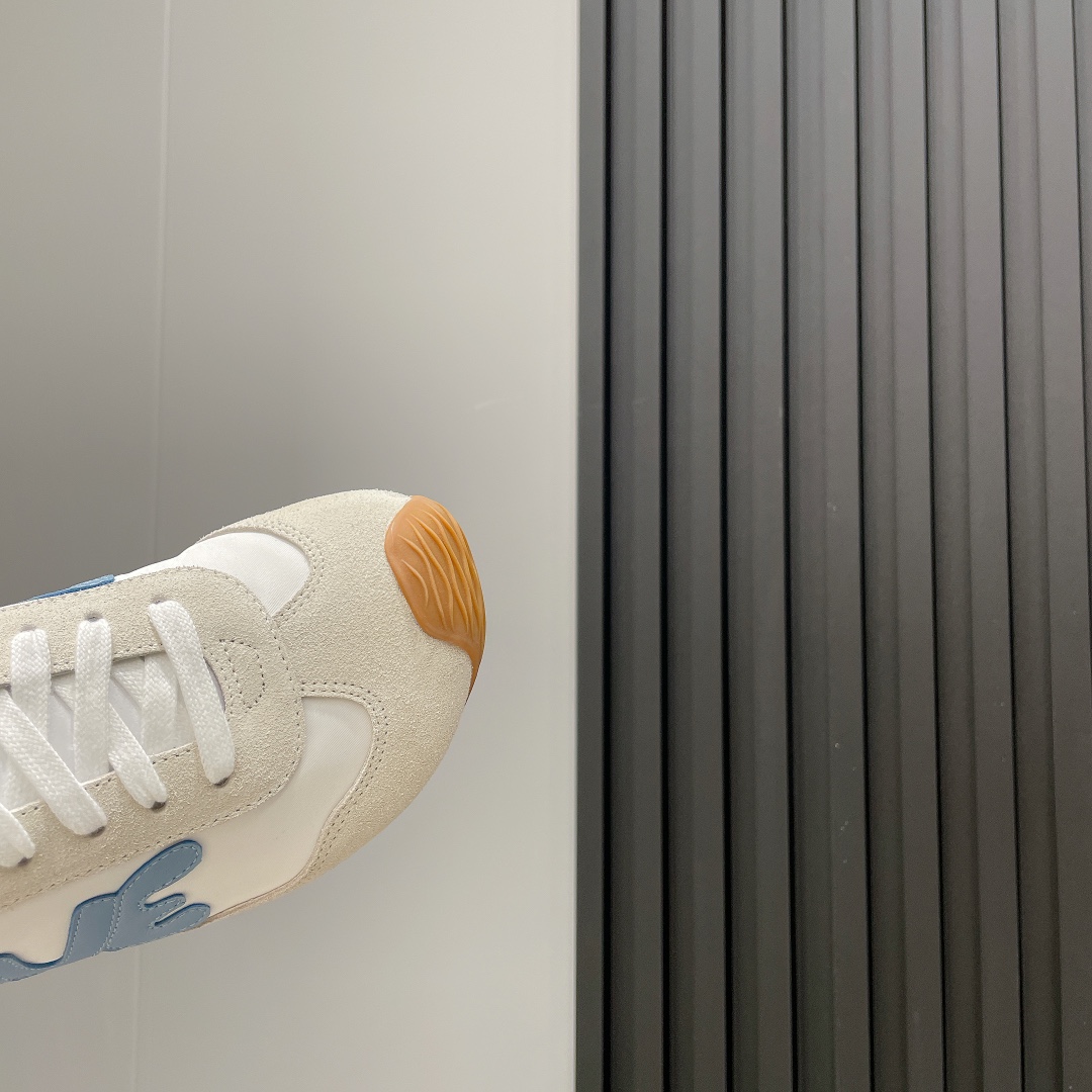 LOEWE Love Mule Sneakers Round Toe Suede and Leather German Trainer Shoes 9 i1742455447 3623 0