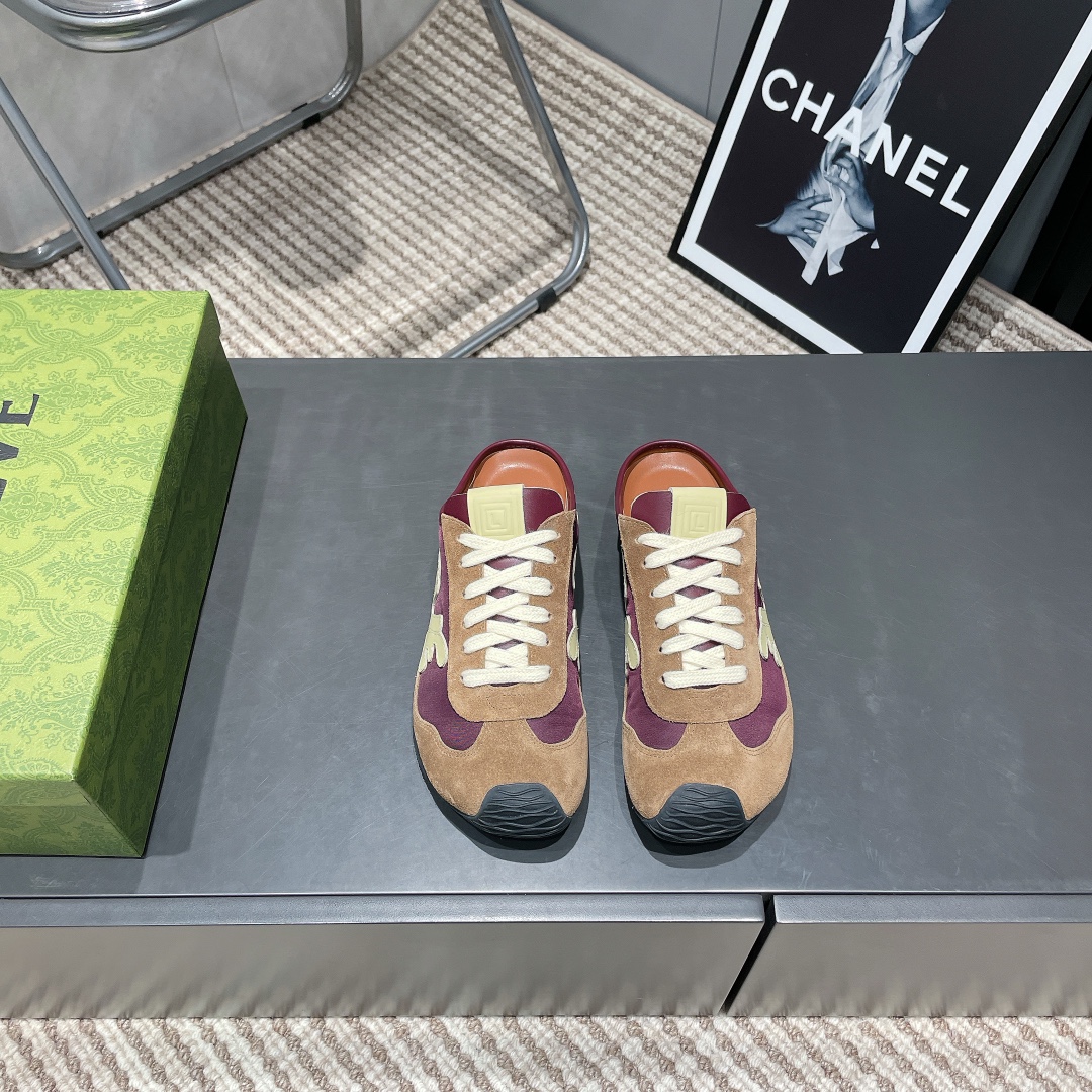 LOEWE Round Toe Color Block German Army Trainer Sneakers 3 i1742455525 3554 6