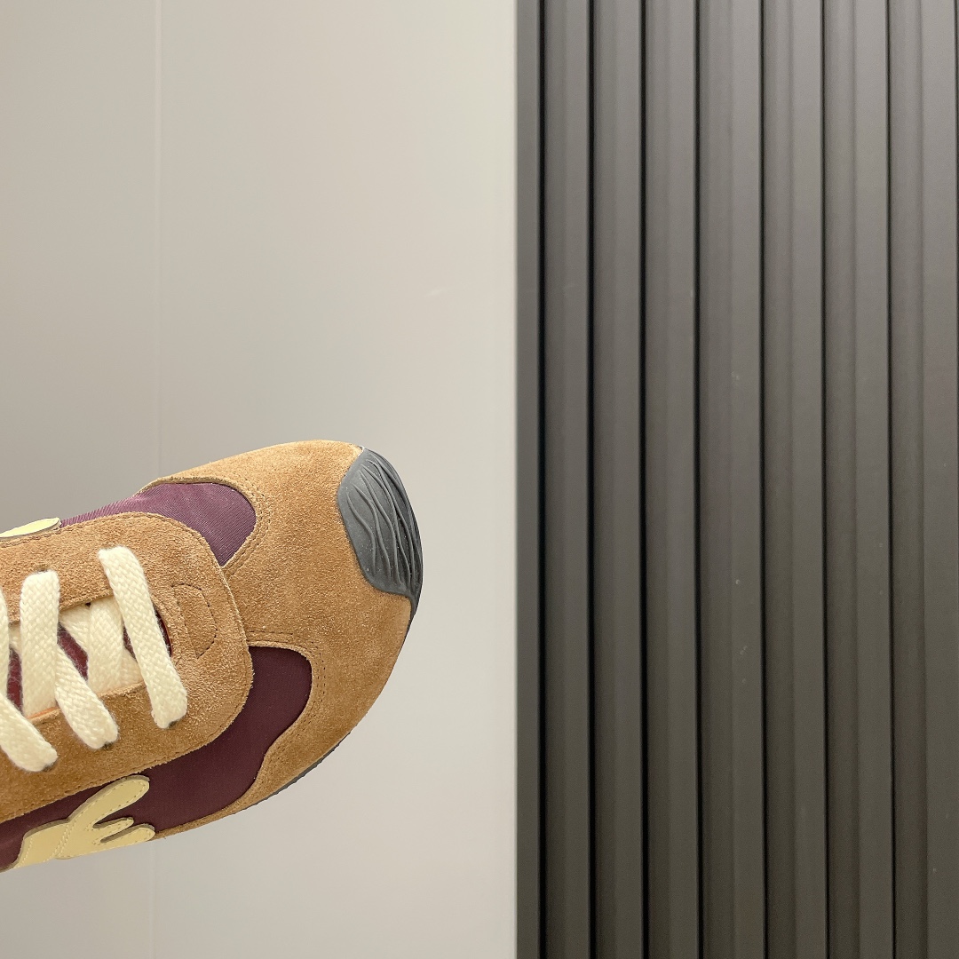 LOEWE Round Toe Color Block German Army Trainer Sneakers 9 i1742455525 4629 3