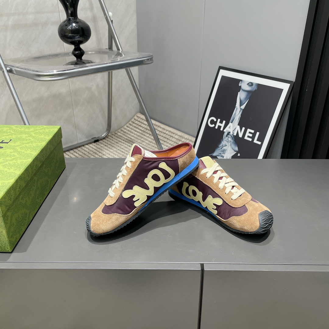 LOEWE Round Toe Color Block German Army Trainer Sneakers 5 i1742455525 4875 1