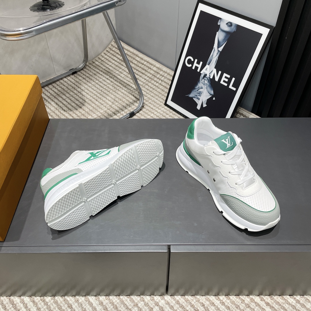 Louis Vuitton Early Spring White Leather Sneakers - Fashionable and Comfortable 10 i1743246315 4311 6