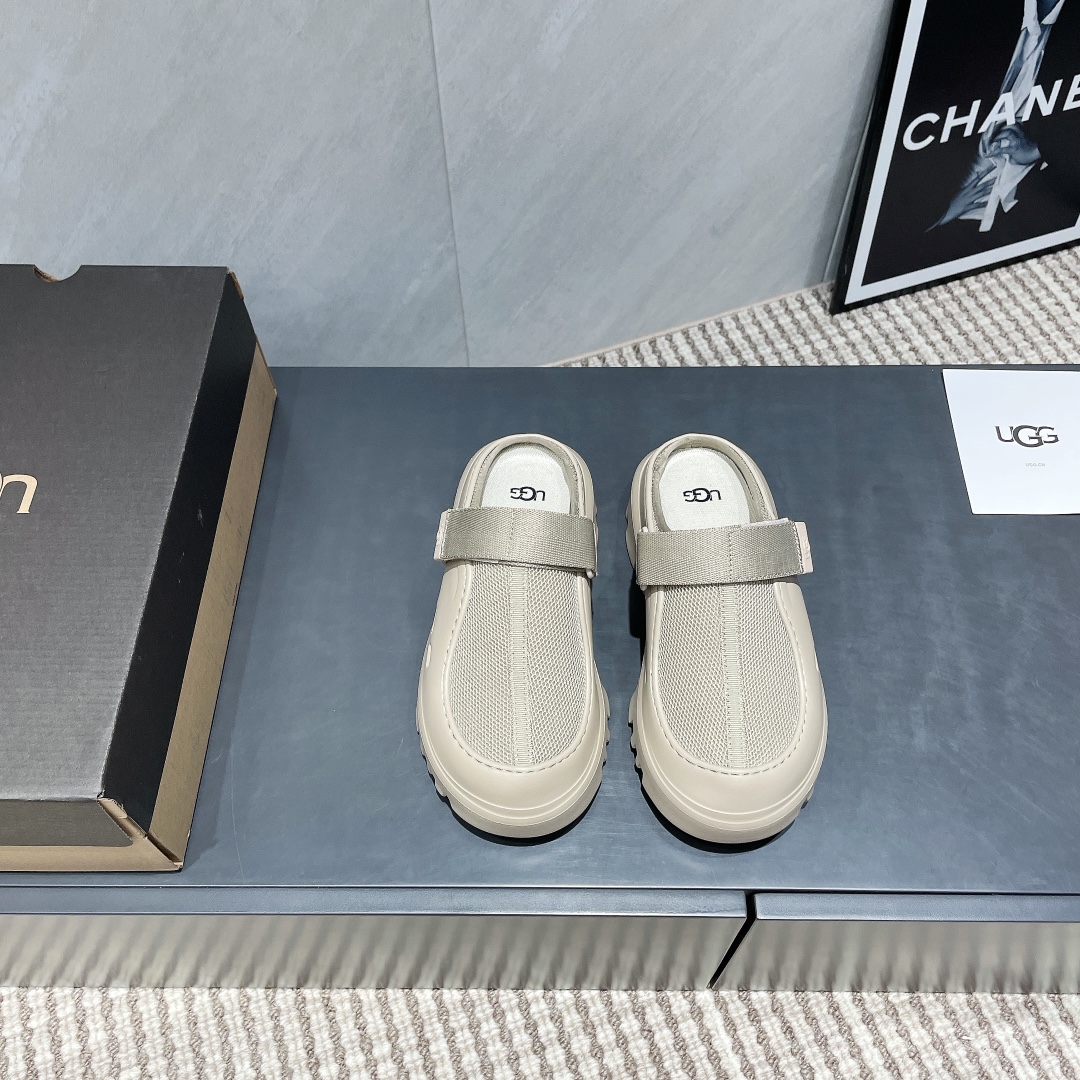 De fábrica (versión superior) UGG ~ 25vs Serie de sandalias de plataforma con plataforma de primavera y verano ... [Pla…
