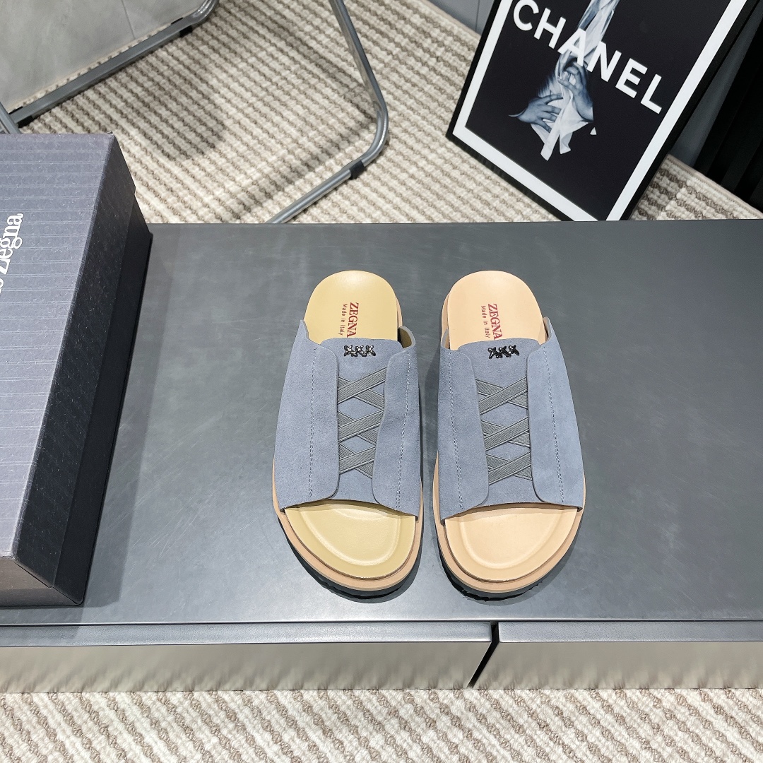 “Zegna 2025 Spring and Summer Leisure Shoes Collection: Light, Lazy, and Stylish” - 图片 1