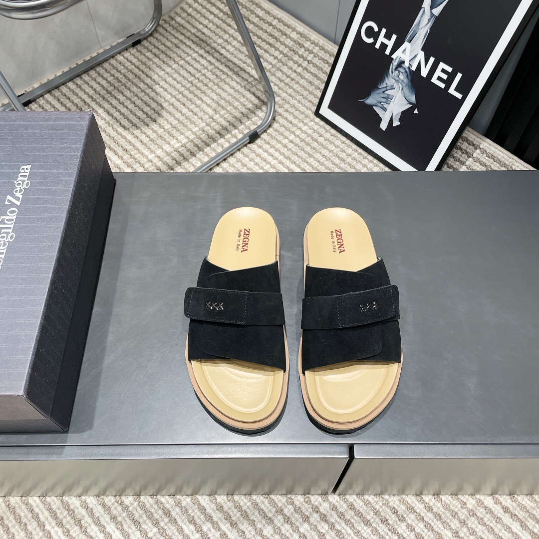 “Zegna 2025 Spring Summer Leisure Shoes: Traditional Hand-Sewn Details and Light Design” - 图片 1