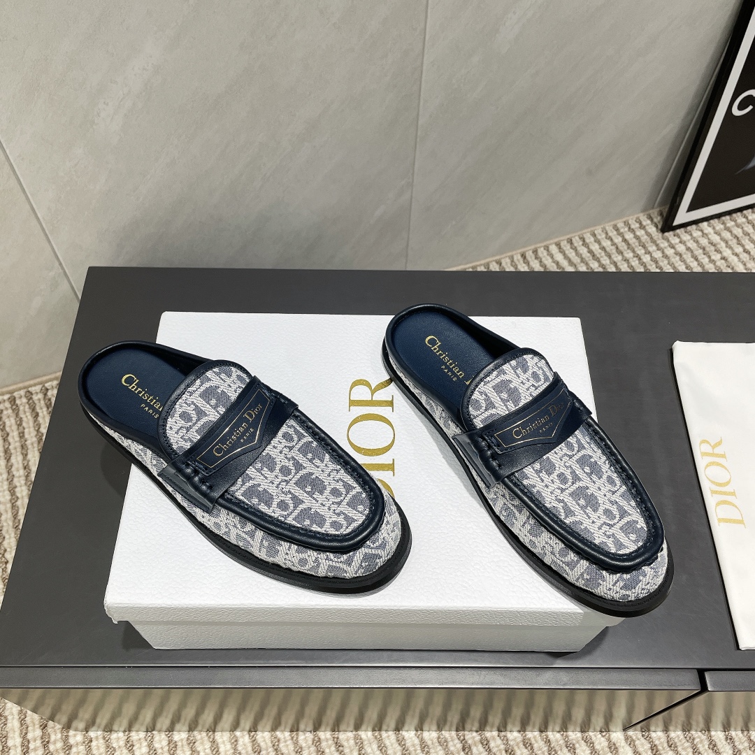 Dior Paris Loafers Women's Mules, Casual Slip-Ons, Designer Fashion 4 i1746424852 3932 5