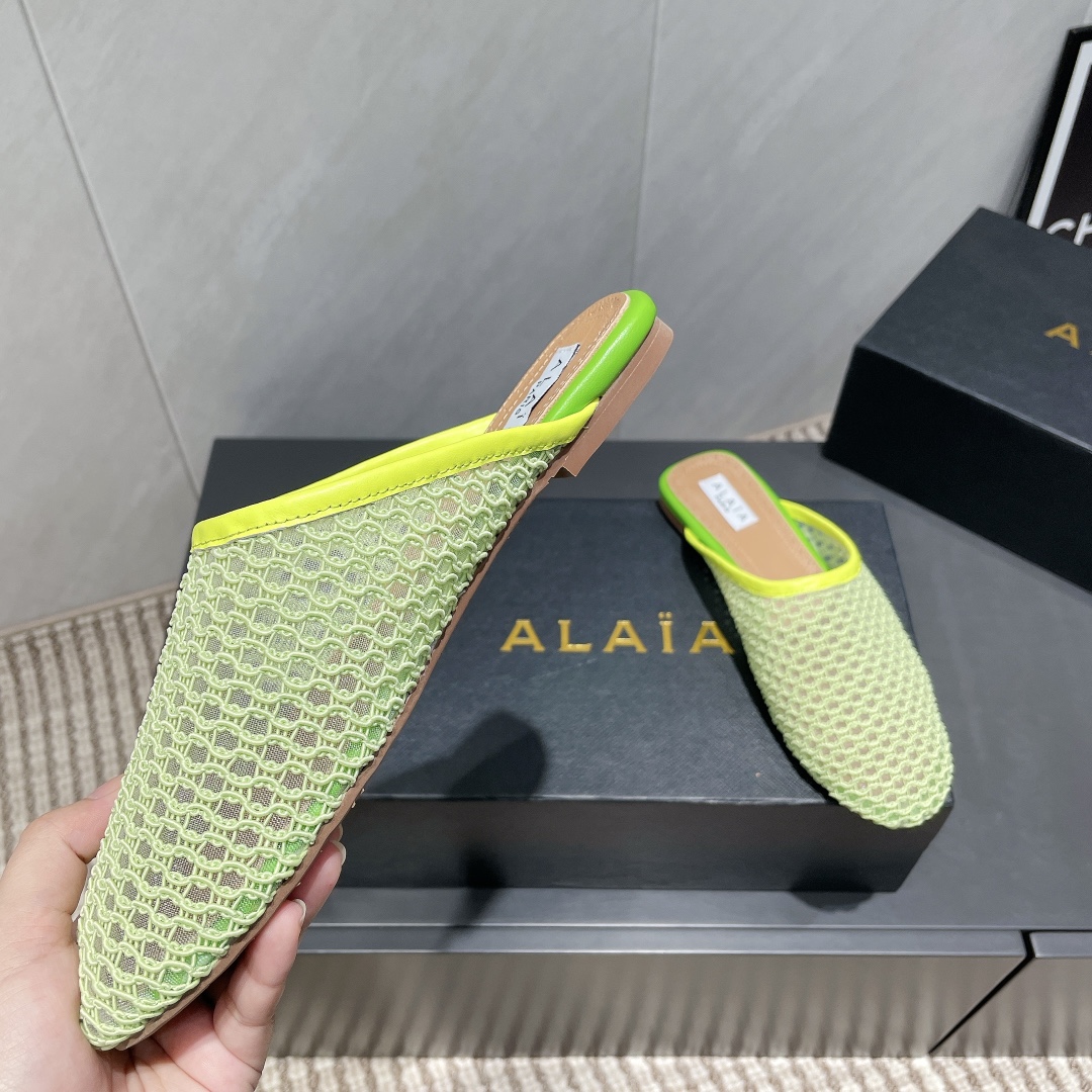 Alaïa Spring 2025 Mesh Mules - Elevate Your Style with Comfort and Elegance 6 i1746686202 6314 5