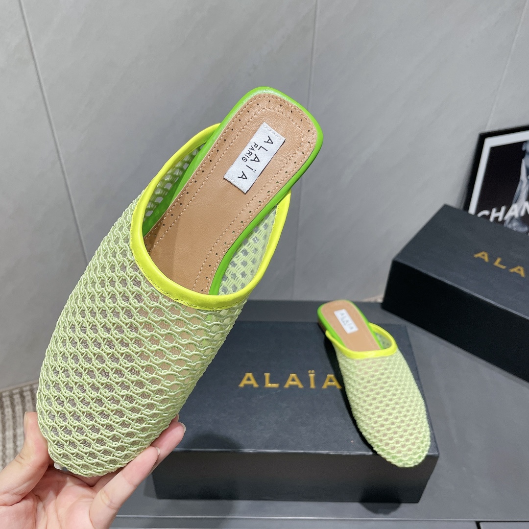Alaïa Spring 2025 Mesh Mules - Elevate Your Style with Comfort and Elegance 8 i1746686202 8323 8
