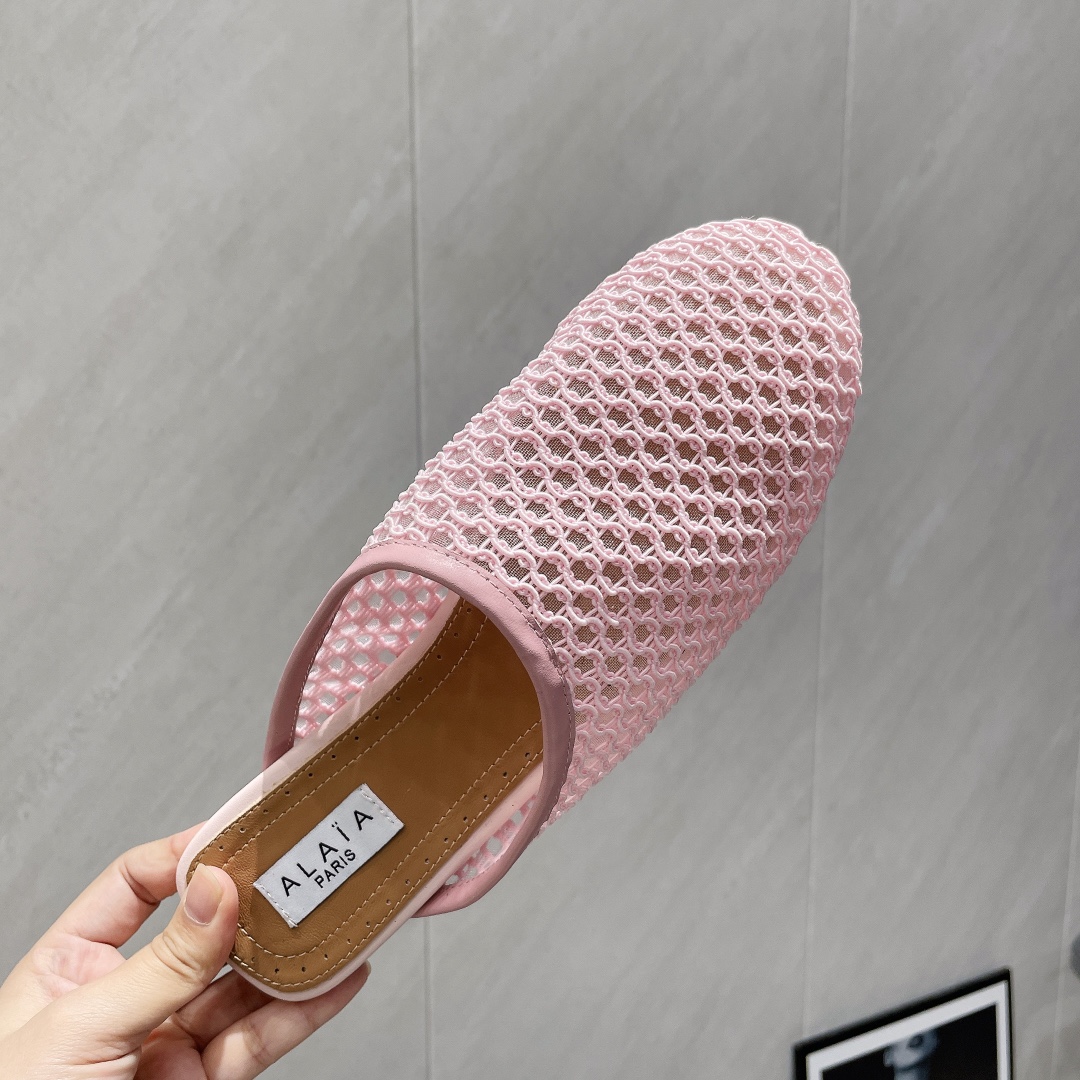 ALAIA 2025 Spring Flat Half Slippers - Fashionable and Elegant 7 i1746686592 3747 0