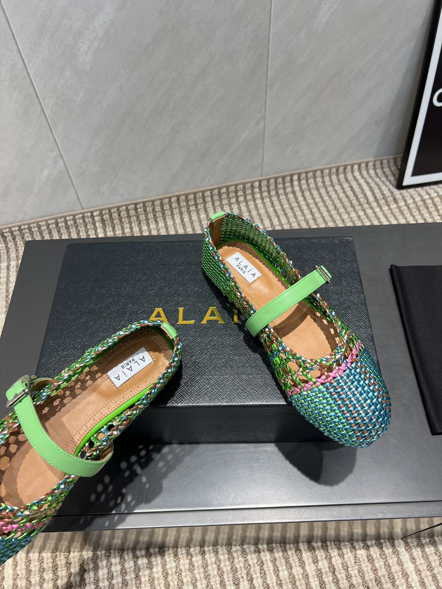 Alaia Woven Round-Toe Ballet Flats - Stylish & Elegant Women's Shoes 8 i1755691159 5094 8