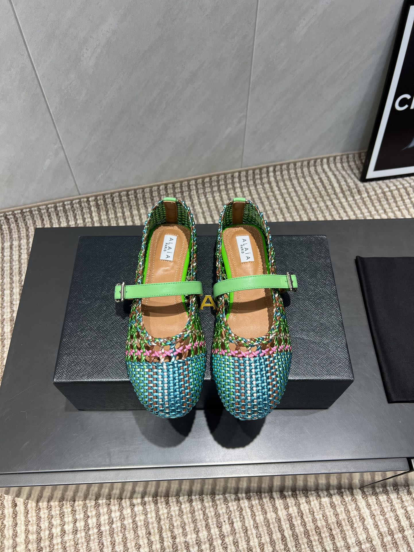 Alaia Woven Round-Toe Ballet Flats - Stylish & Elegant Women's Shoes 2 i1755691159 7989 5