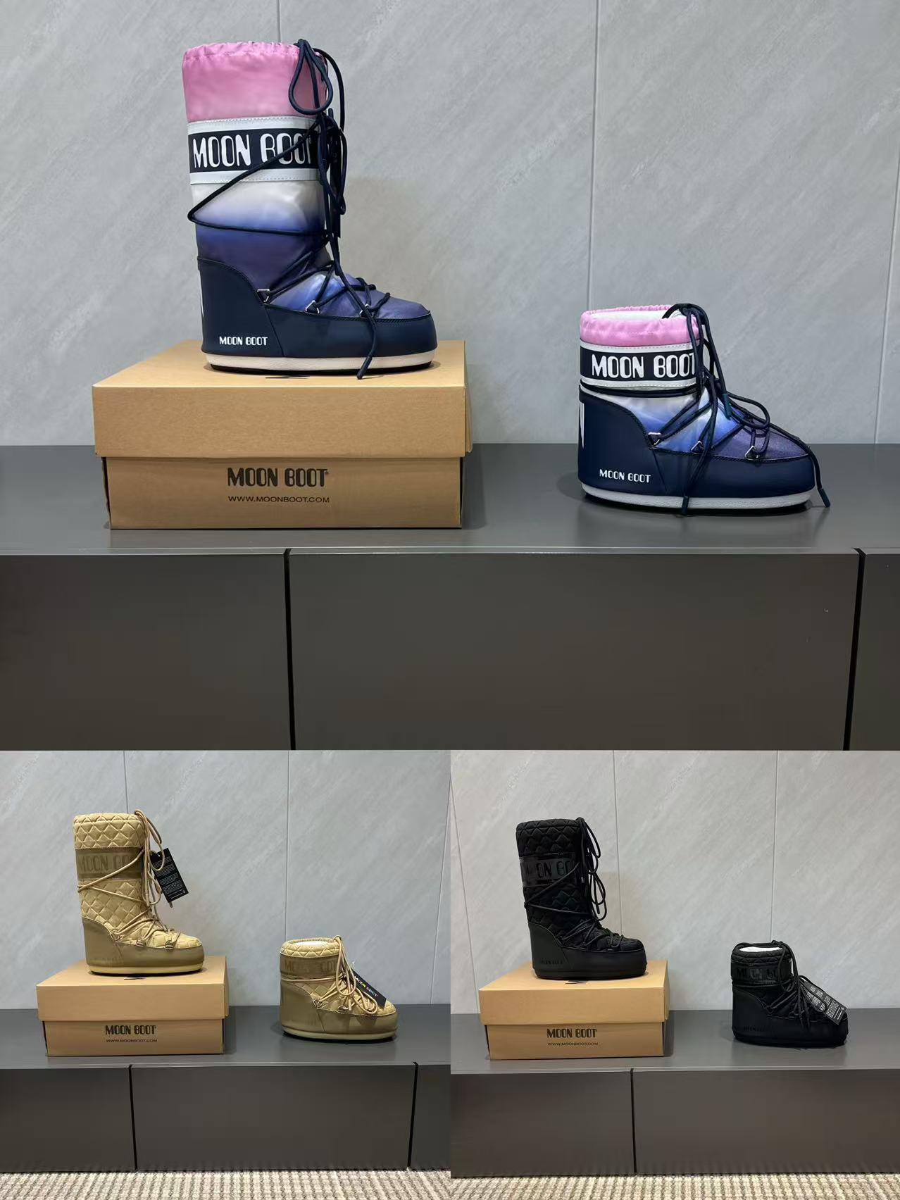 NO:491625,Moon Boot~The king's popular ugly and cute moon boots series, the latest original version is upgraded one to one, top version, exclusive model, factory direct sales, snow boots, boots19860909Moon Boot～王炸爆款丑萌月亮靴短靴系列,最新原版一比一升级,顶级版本,独家款、工厂直销,雪地靴,boots,Women's Shoes