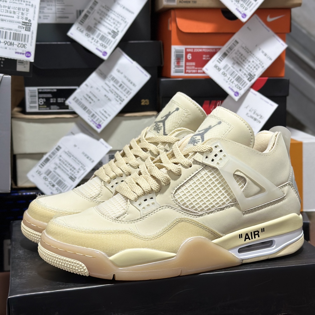 OW x Air Jordan 4  CV9388-100