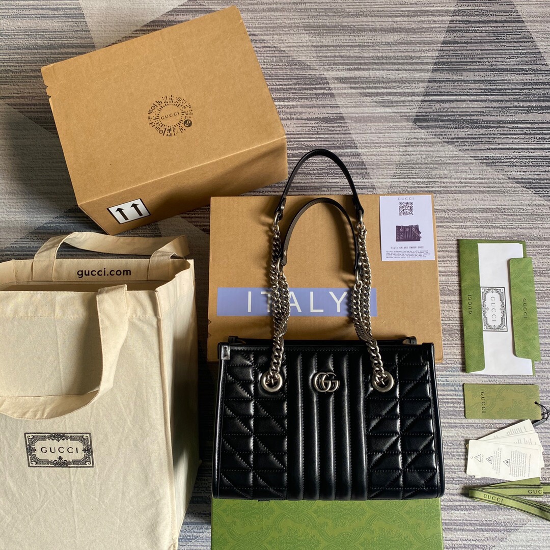 GUCCI GG Marmont 绗缝 手提包