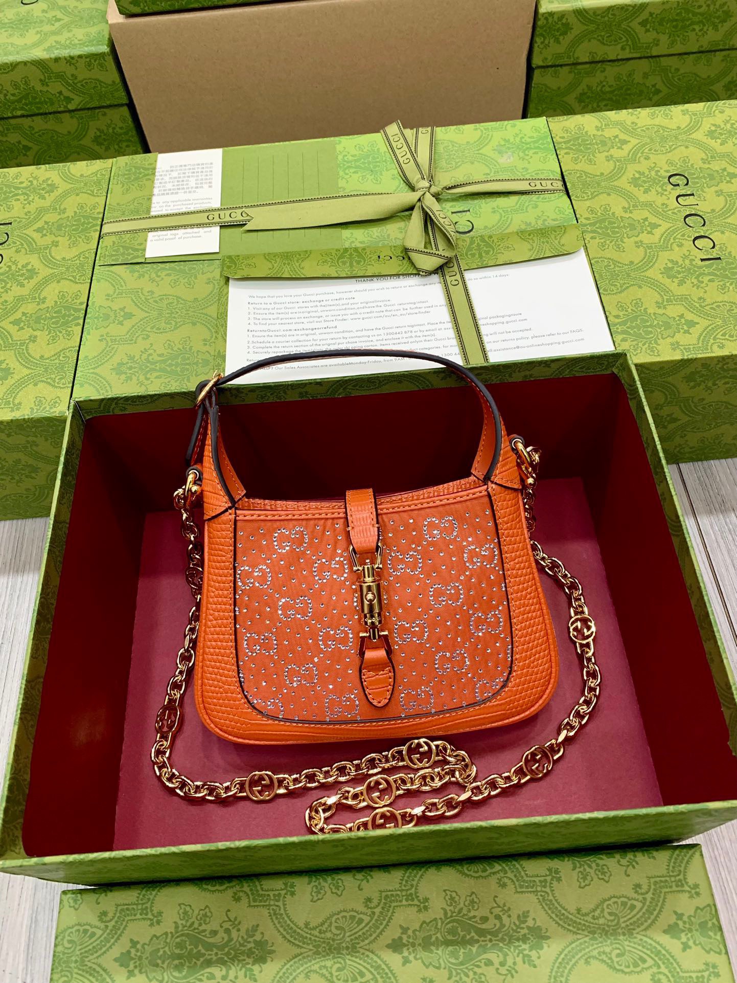 Gucci Jackie 1961 арыгінальная скура лімітаваная серыя