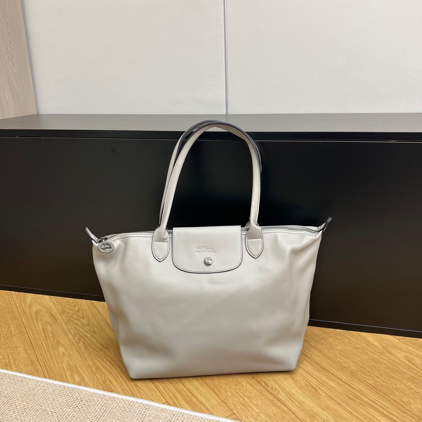 LONGCHAMP Le Pliage Xtra series women's bag medium shoulder tote bag, this bag is made of imported cowhide!