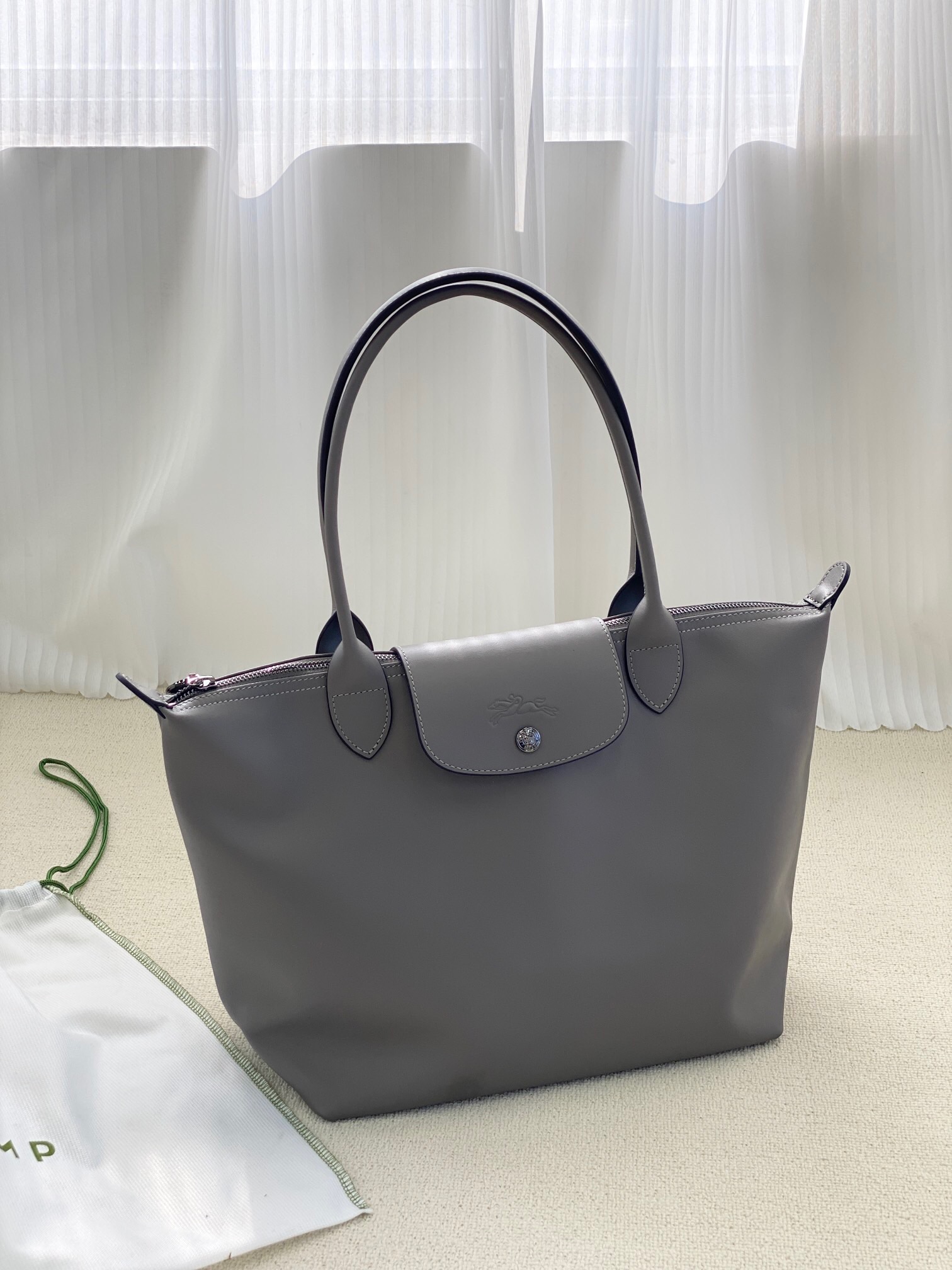 LONGCHAMP Le Pliage Xtra series women's bag medium shoulder tote bag, this bag is made of imported cowhide!