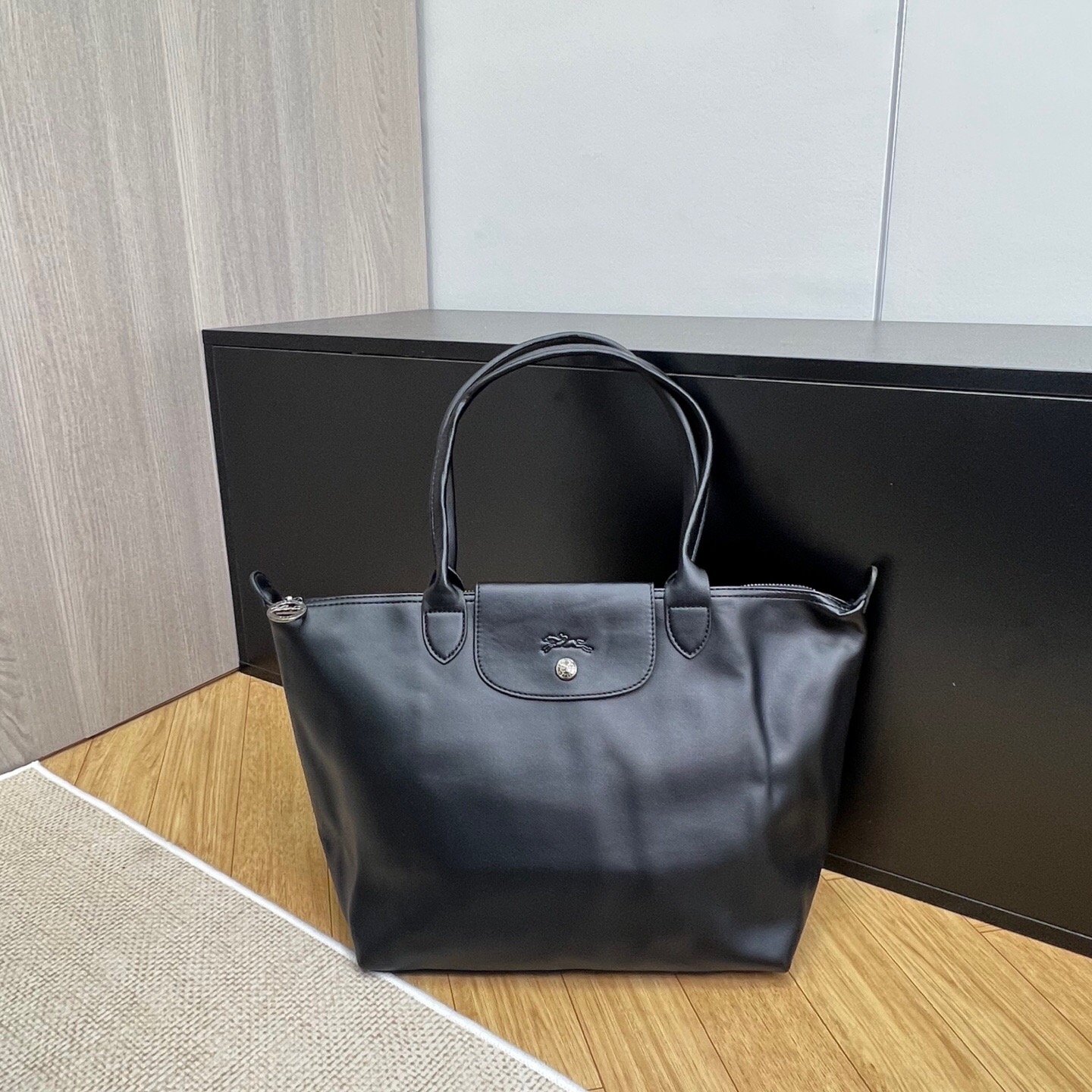 LONGCHAMP Le Pliage Xtra series women's bag medium shoulder tote bag, this bag is made of imported cowhide!