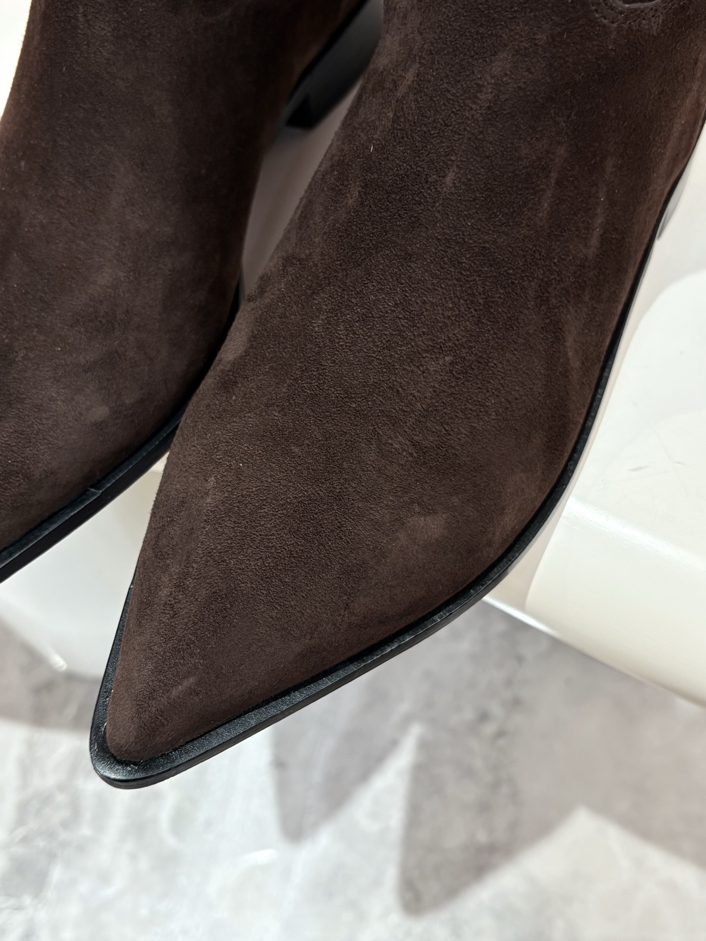 HERMES Brown Joanna Suede Boots