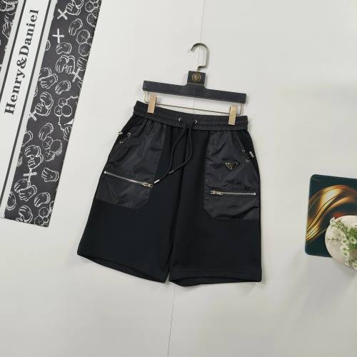 Prada Men's Black Five-Pocket Shorts Cotton Blend Summer Everyday Style 1 Prada Men's Black Five-Pocket Shorts Cotton Blend Summer Everyday Style