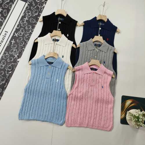 Ralph Lauren Women's Cable-Knit Sleeveless Polo Sweater Vest 4 Ralph Lauren Women's Cable-Knit Sleeveless Polo Sweater Vest
